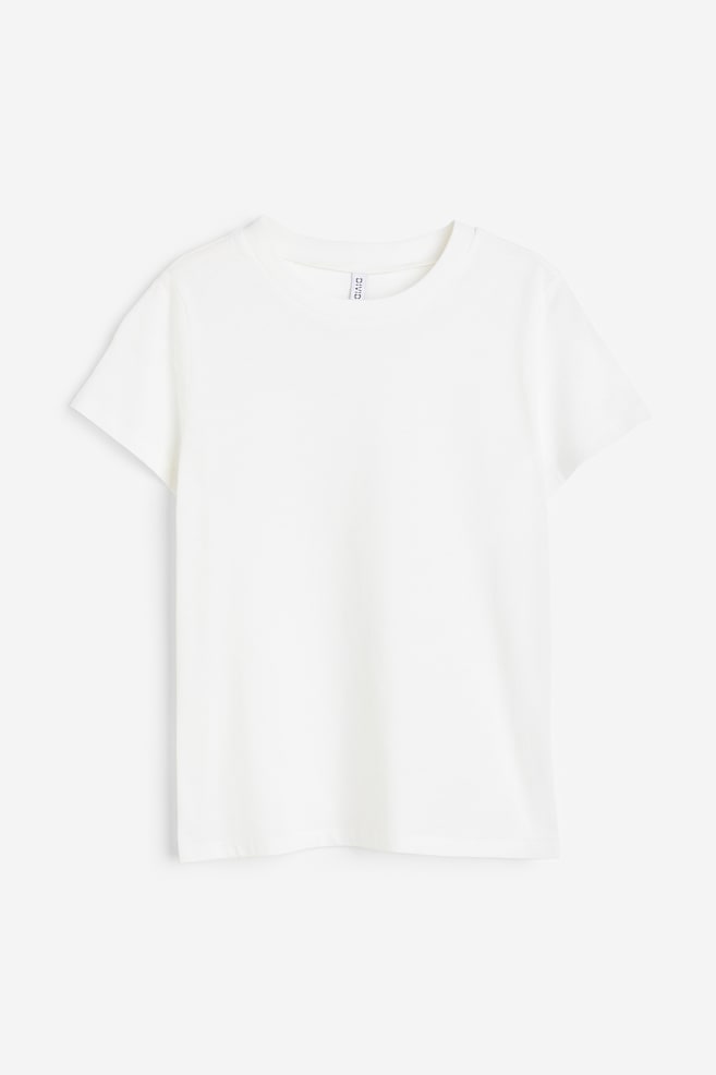 Figurnära T-shirt - Vit/Svart/Grön/Ljusblå/dc/dc - 2
