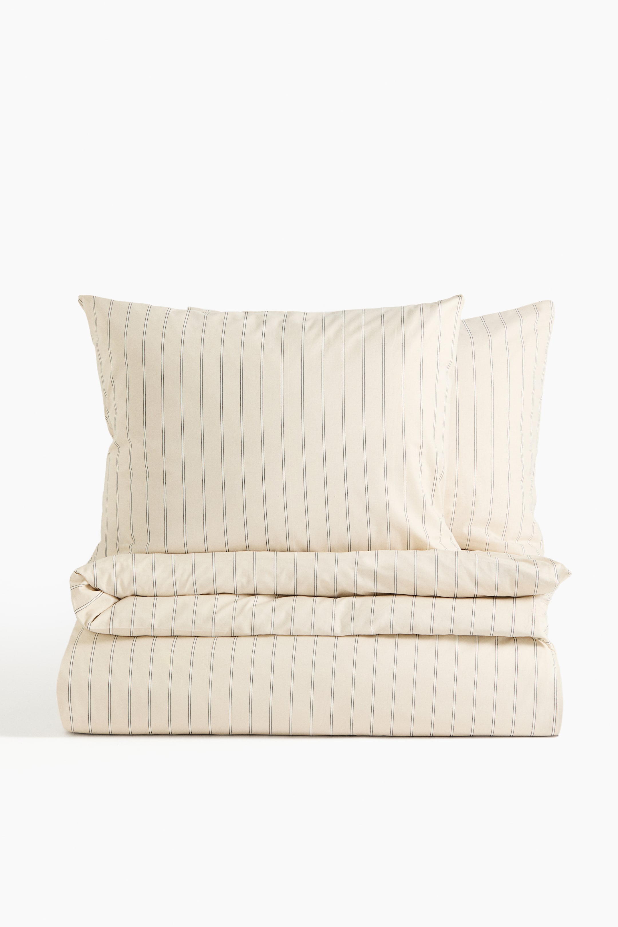 Striped King/Queen Duvet Cover Set