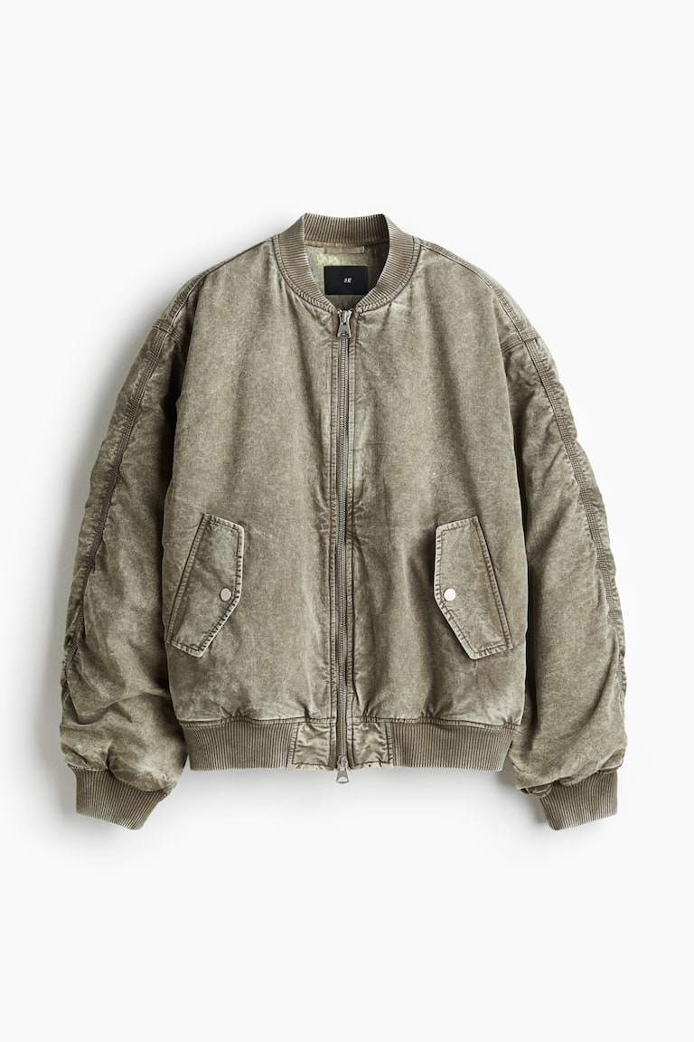 H&M Washed bomber jacket — Washed bomber jacket