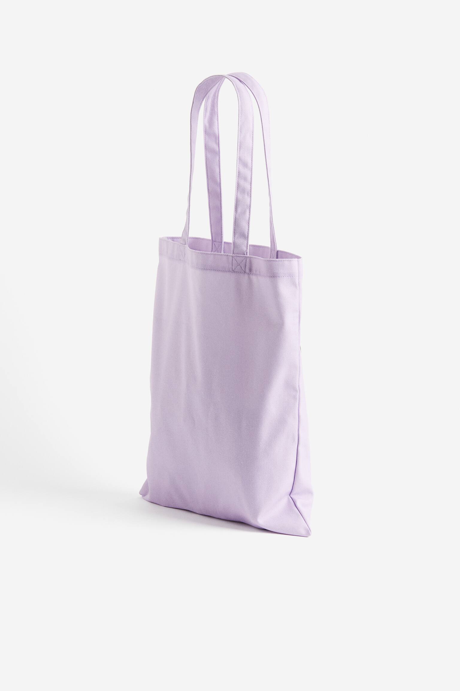 Printed canvas shopper - Light purple/Looney Tunes - 3