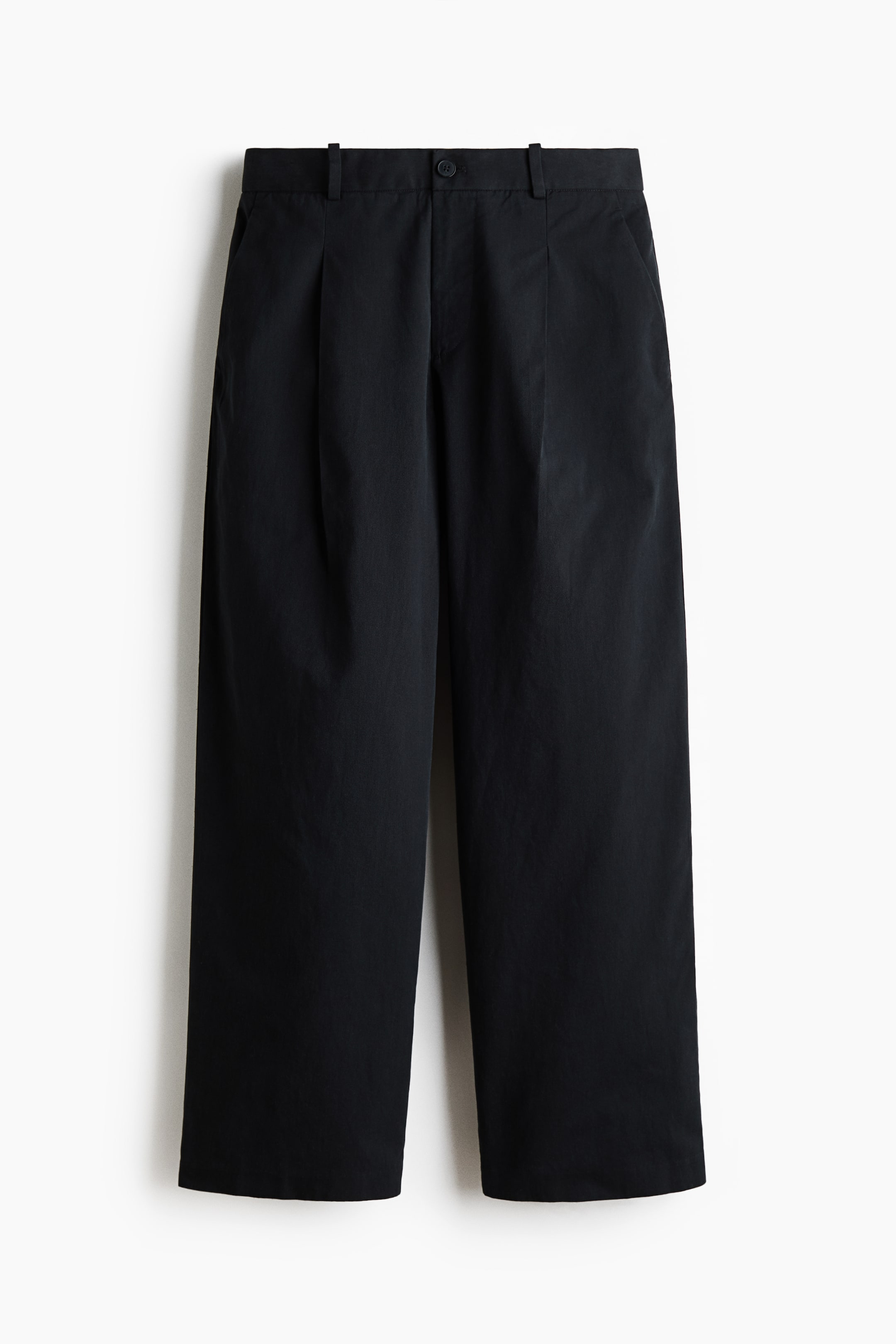 View larger image: Loose-Fit Tailored Pants - Black - Men | H&M CA 6