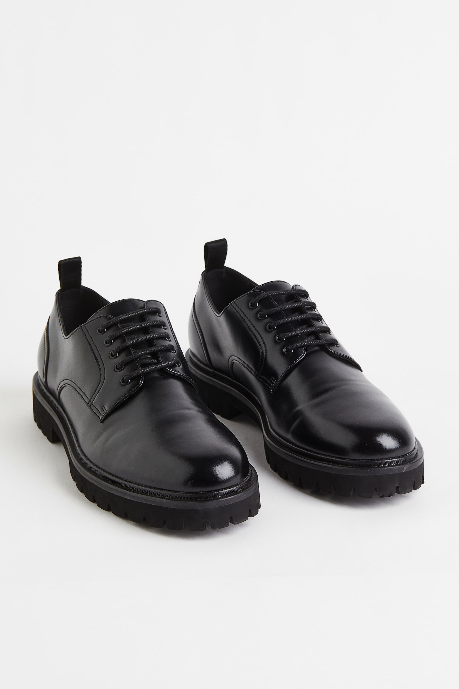 Chunky Derby shoes - Black - 3