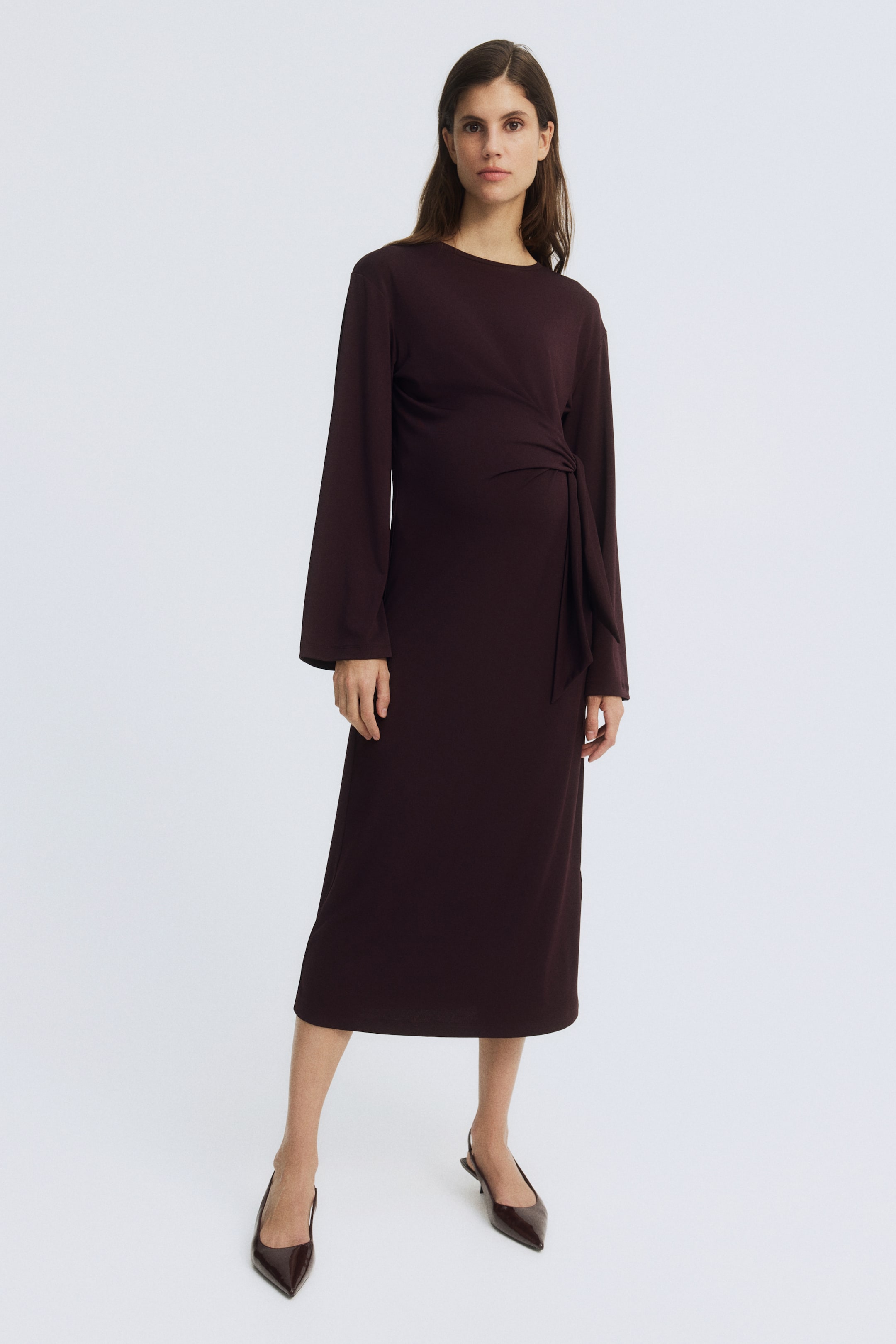 MAMA Robe avec détail à nouer