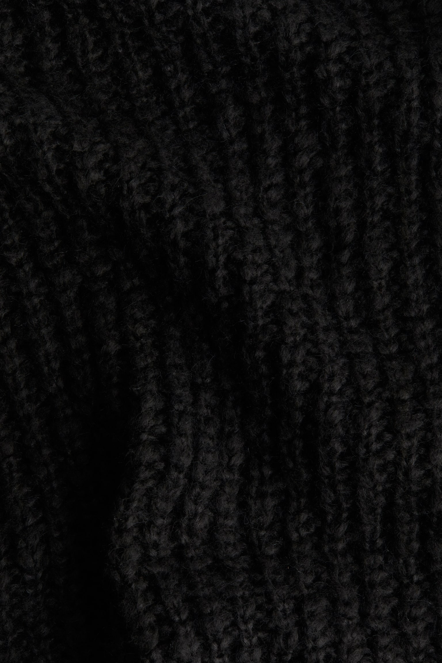 Rib-knit dress - Black/Greige - 6