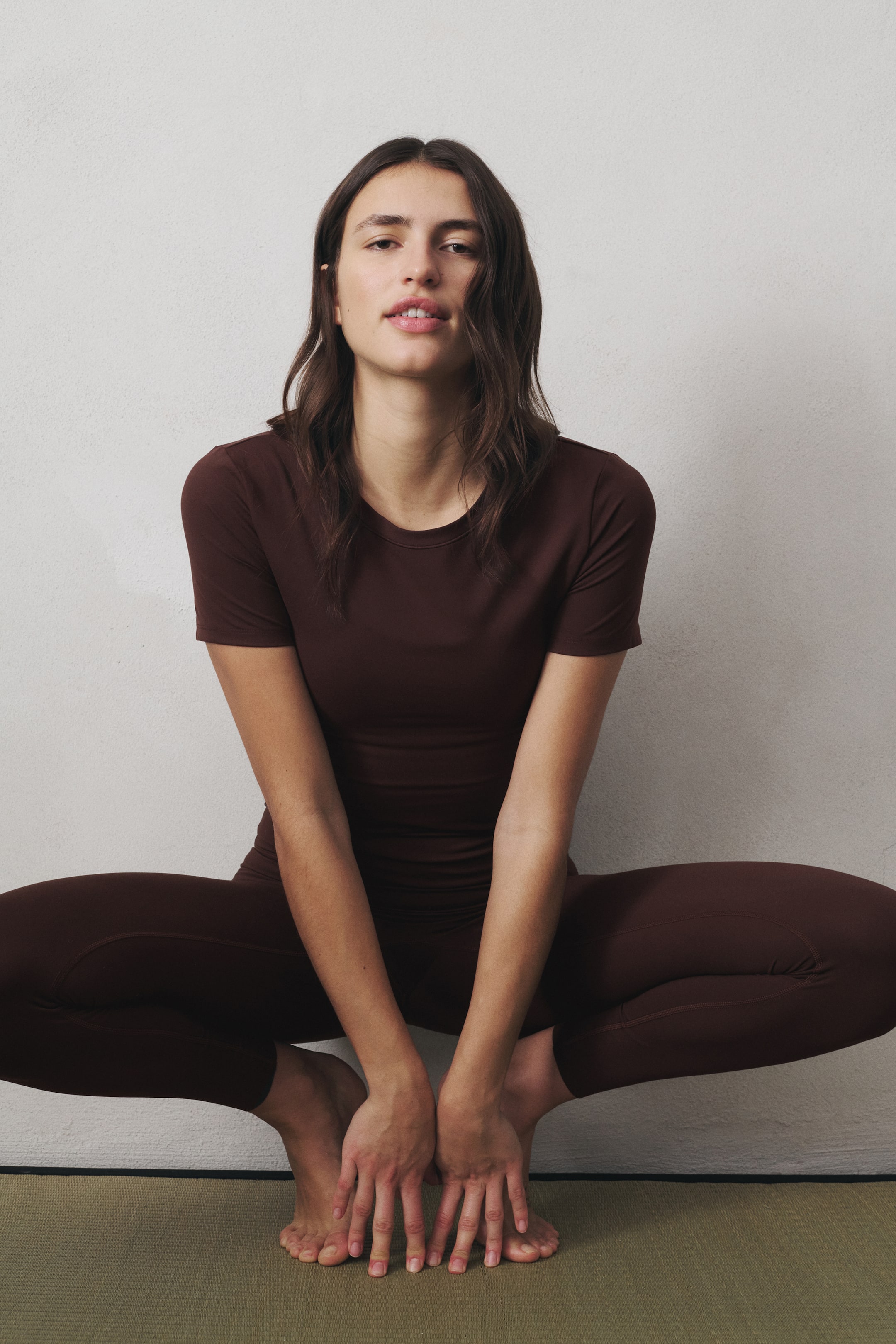 View larger image: Sports T-Shirt with SoftMove™ - Brown - Ladies | H&M US 3