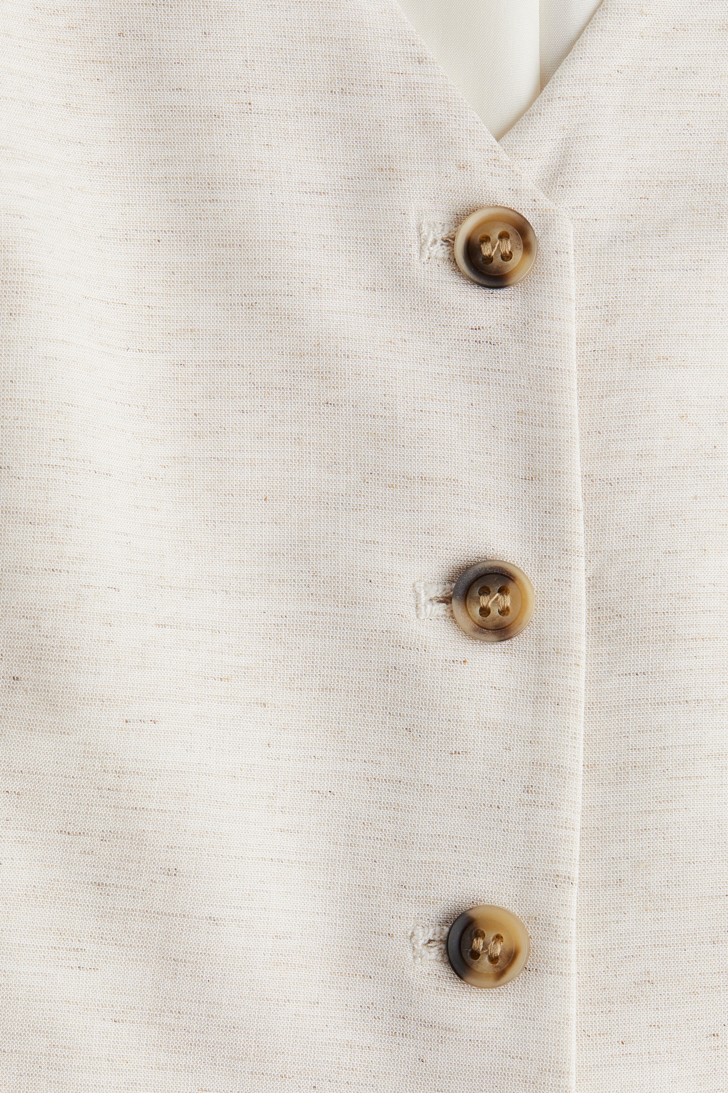 Tailored suit waistcoat