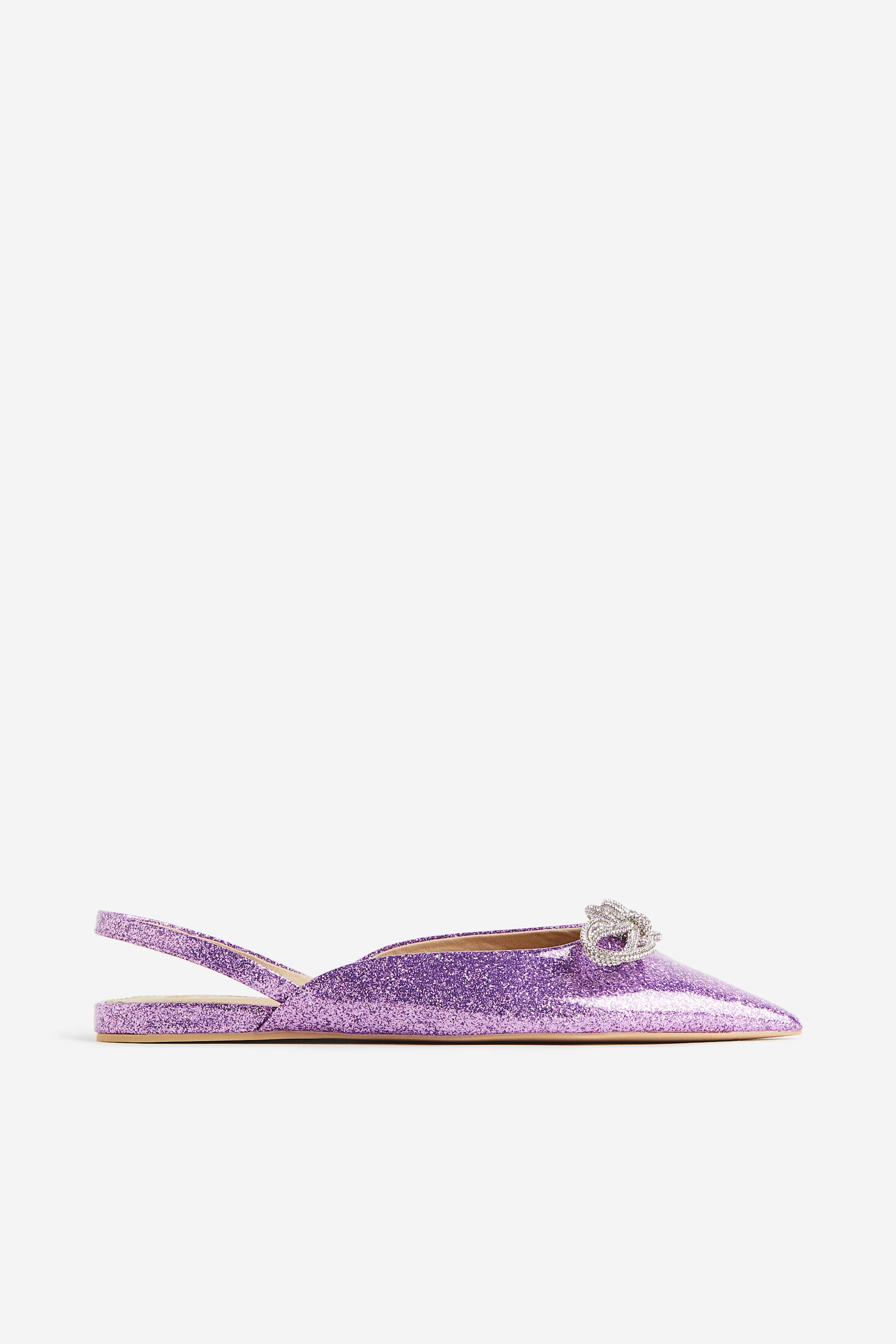 Bow Detail Slingbacks - Purple/Orange - 1