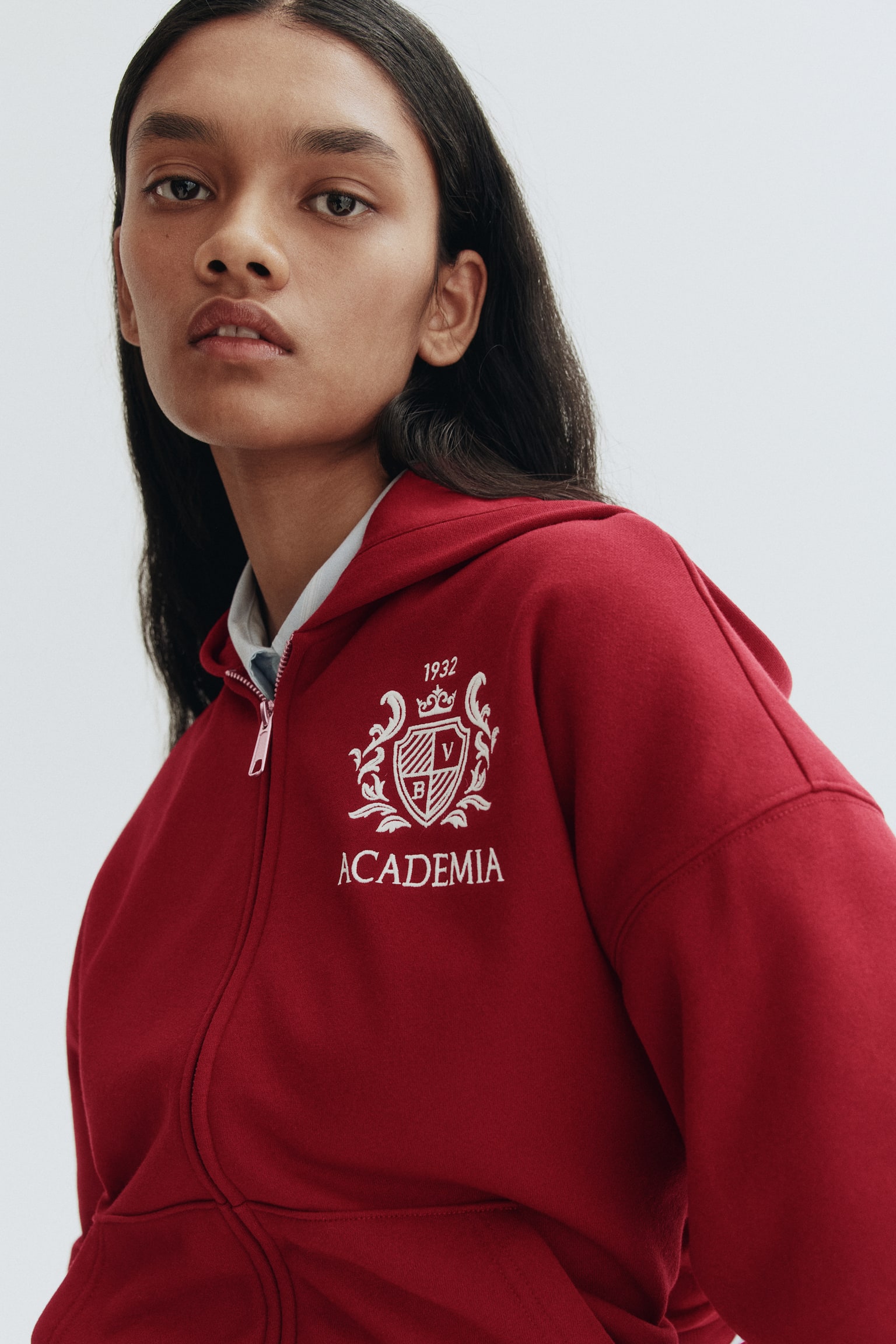 Zip-through hoodie - 深紅色/Academia/海軍藍/Newport/白色/Sport - 3