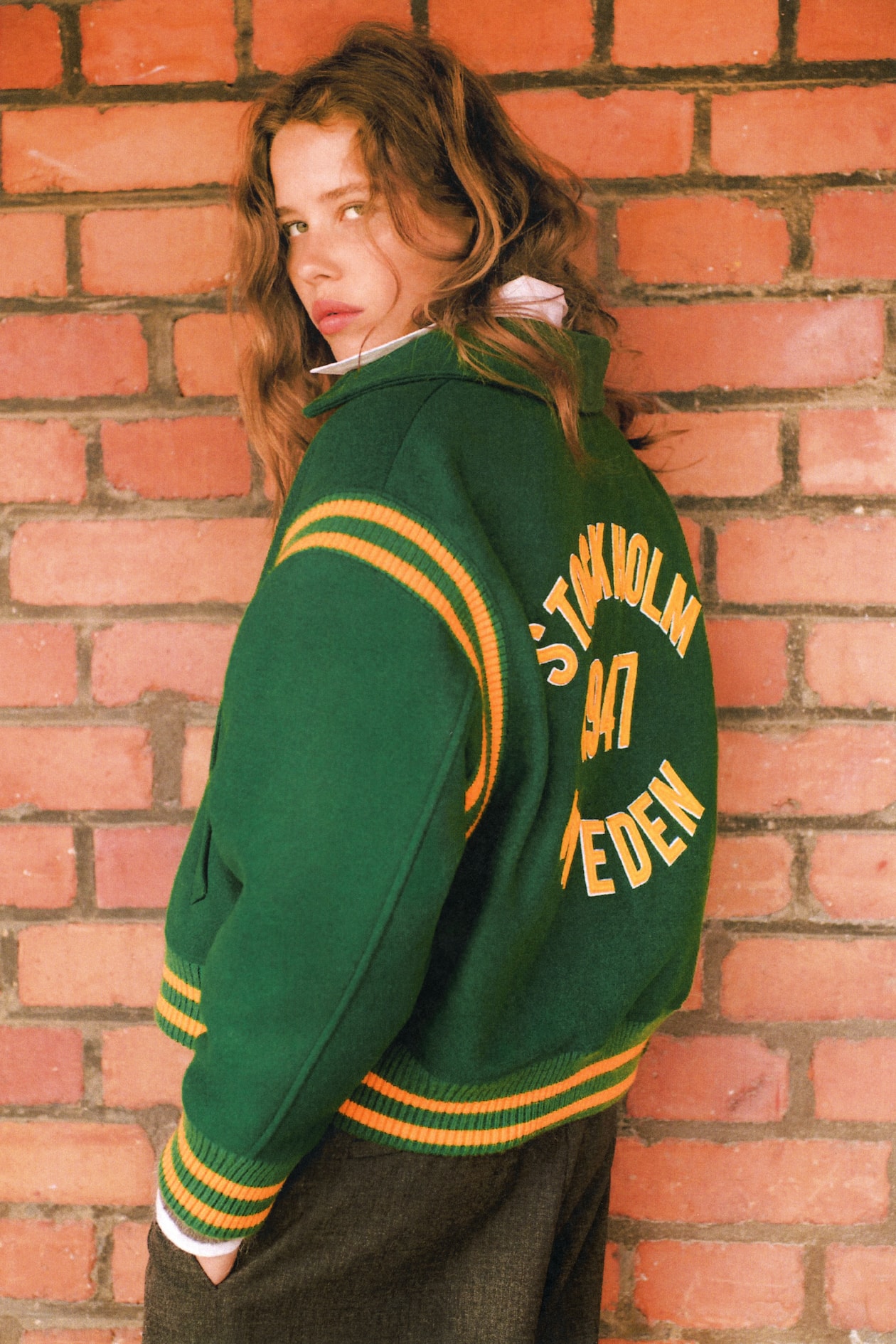 Veste oversize - Vert/Stockholm - FEMME | H&M FR