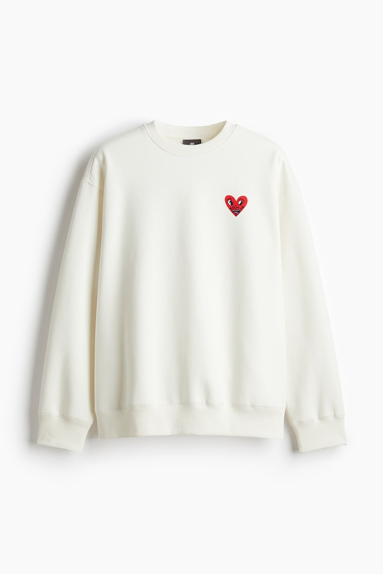 Acheter écru - T-shirt 100% coton sous licence Keith Haring from Luxembourg