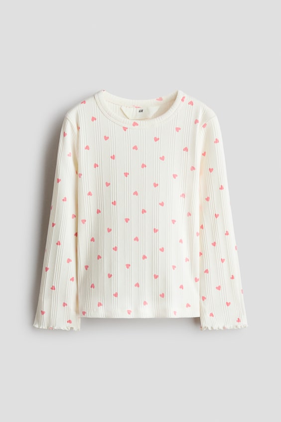 Детские топы H&M Patterned Cotton Top