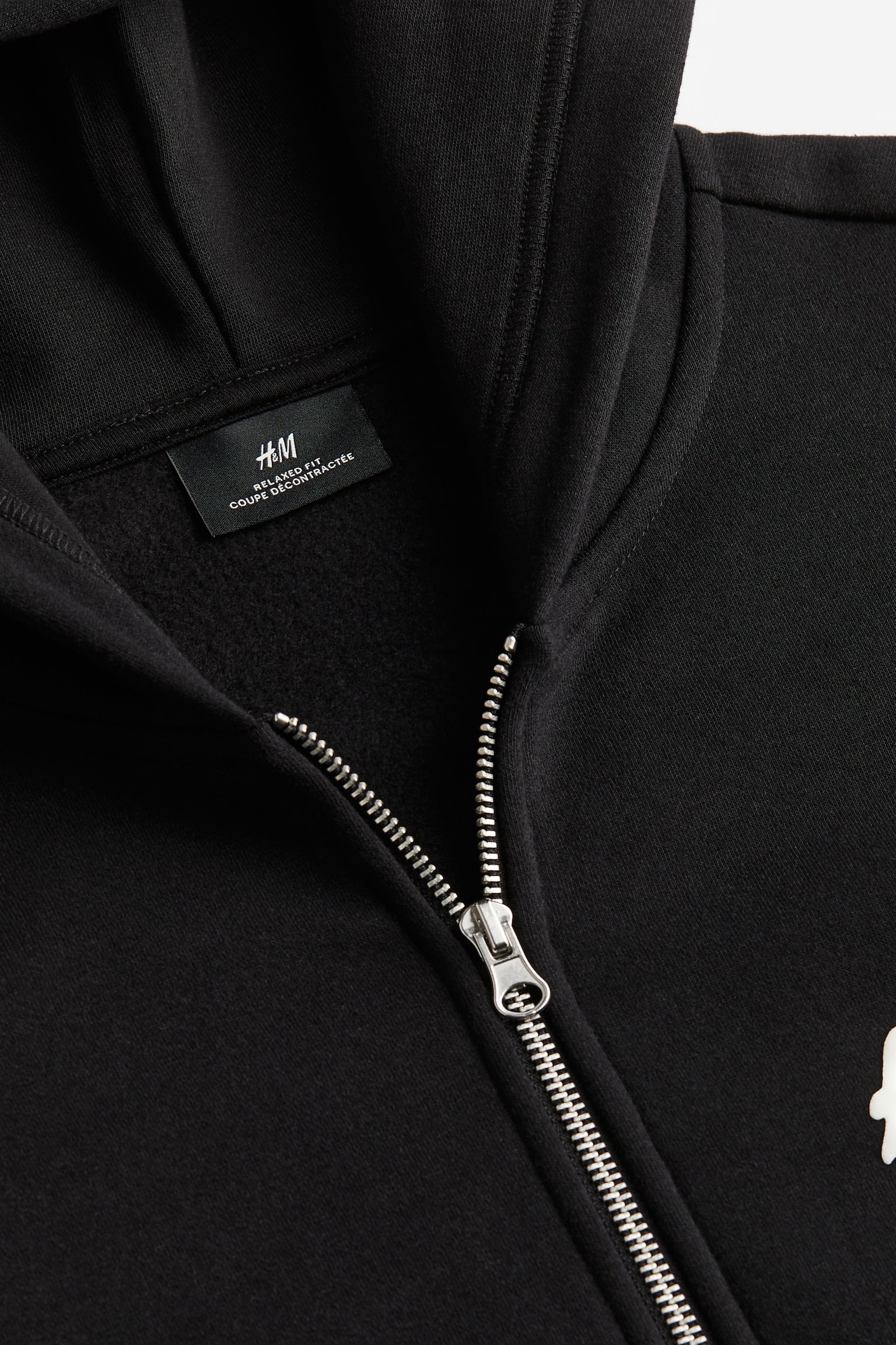 Relaxed Fit Zip-through hoodie - Black/Atlanta/Black/LA Privileges/White/Royale - 2