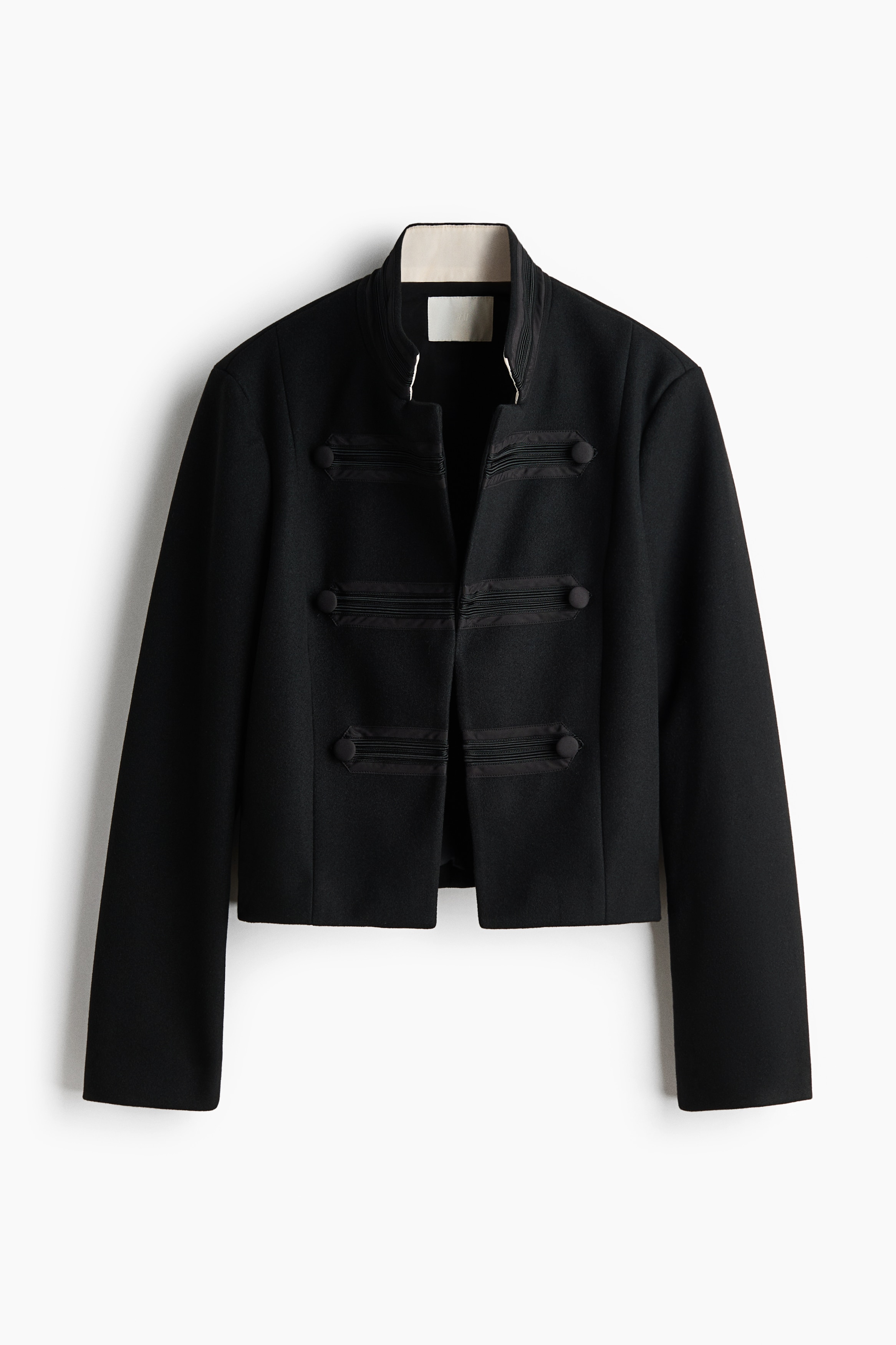 Chaqueta con detalle de botones - Negro/Azul marino