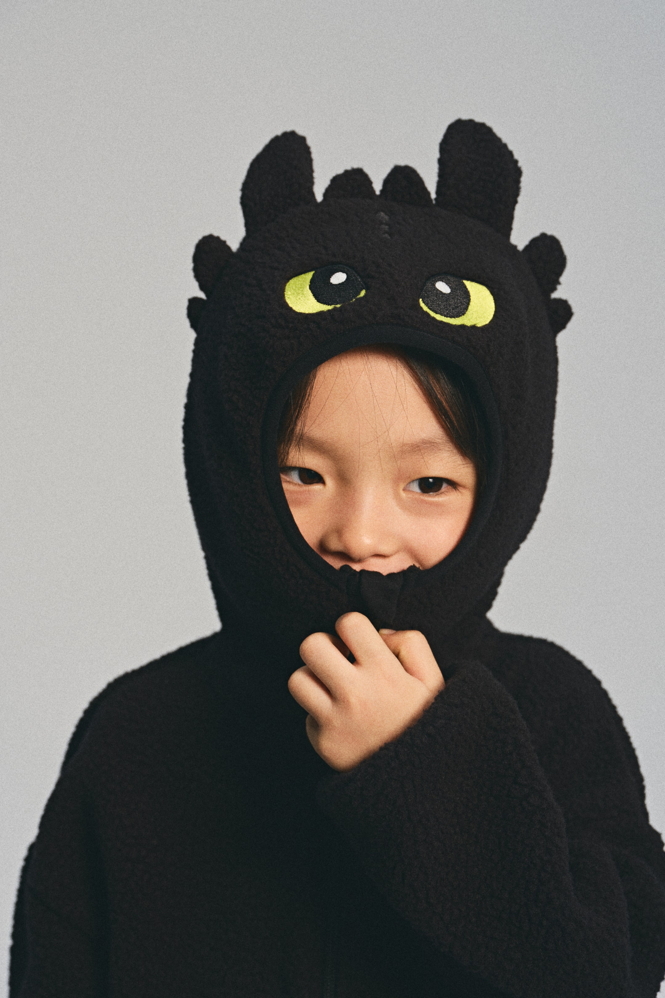 이미지 확대 보기: 테디 집업 후디 - 블랙/드래곤 - Kids | H&M KR 4