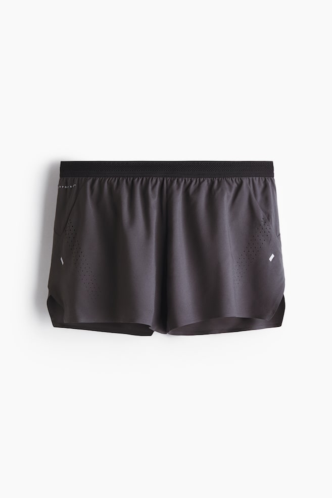 Lightweight short-length running shorts​ - Dark grey - 1