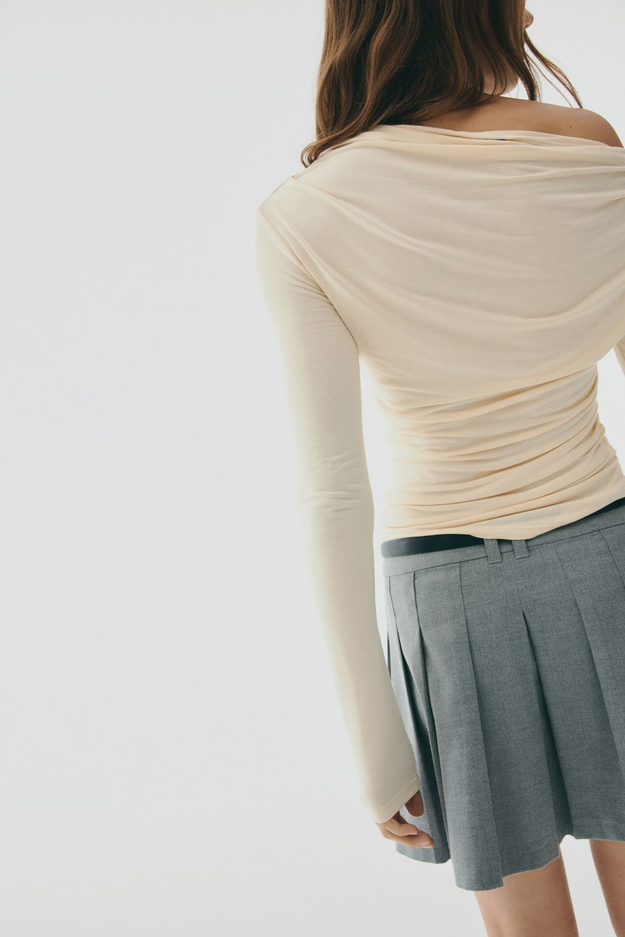 Draped One-Shoulder Top - image 2