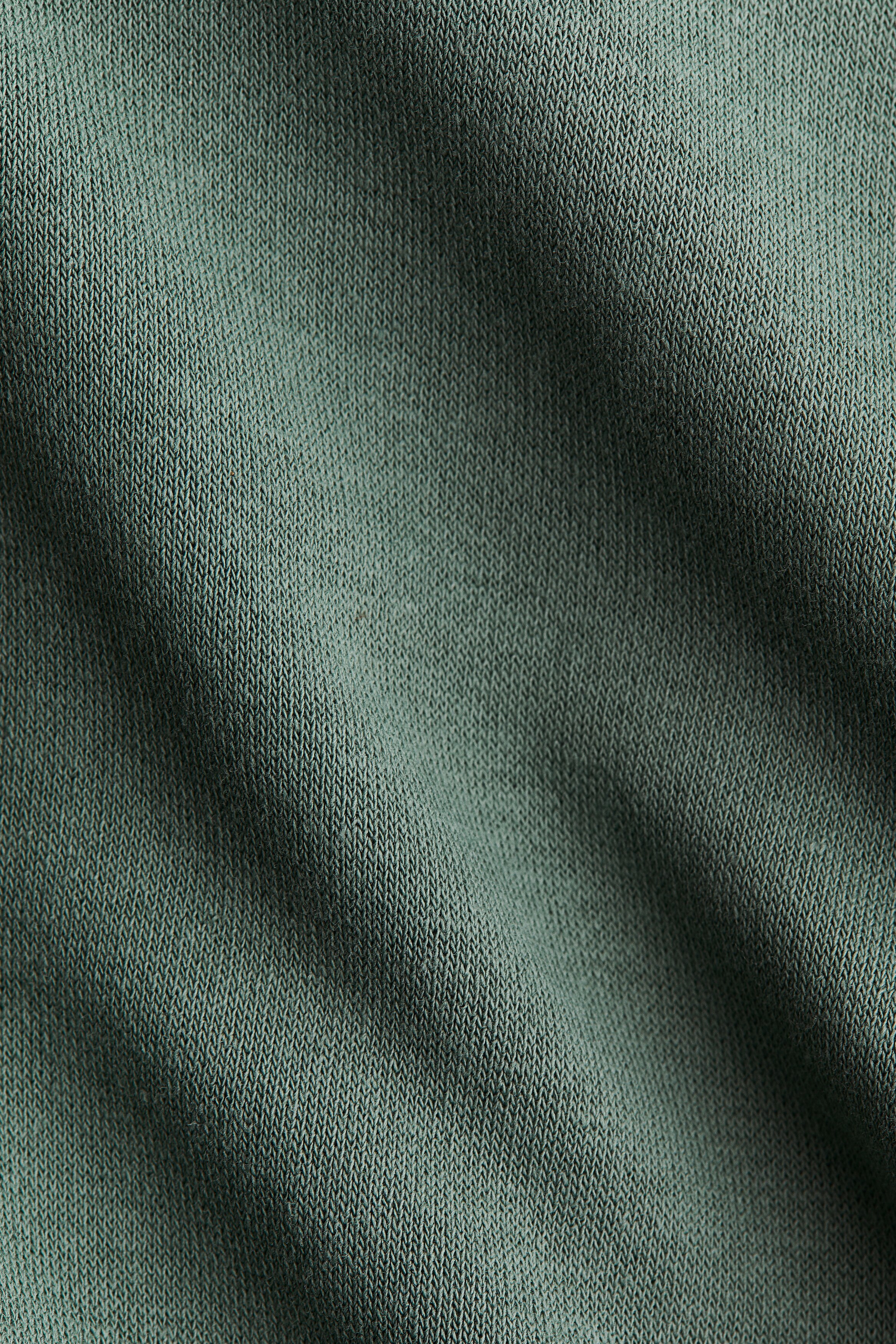 Cropped zip-through hoodie