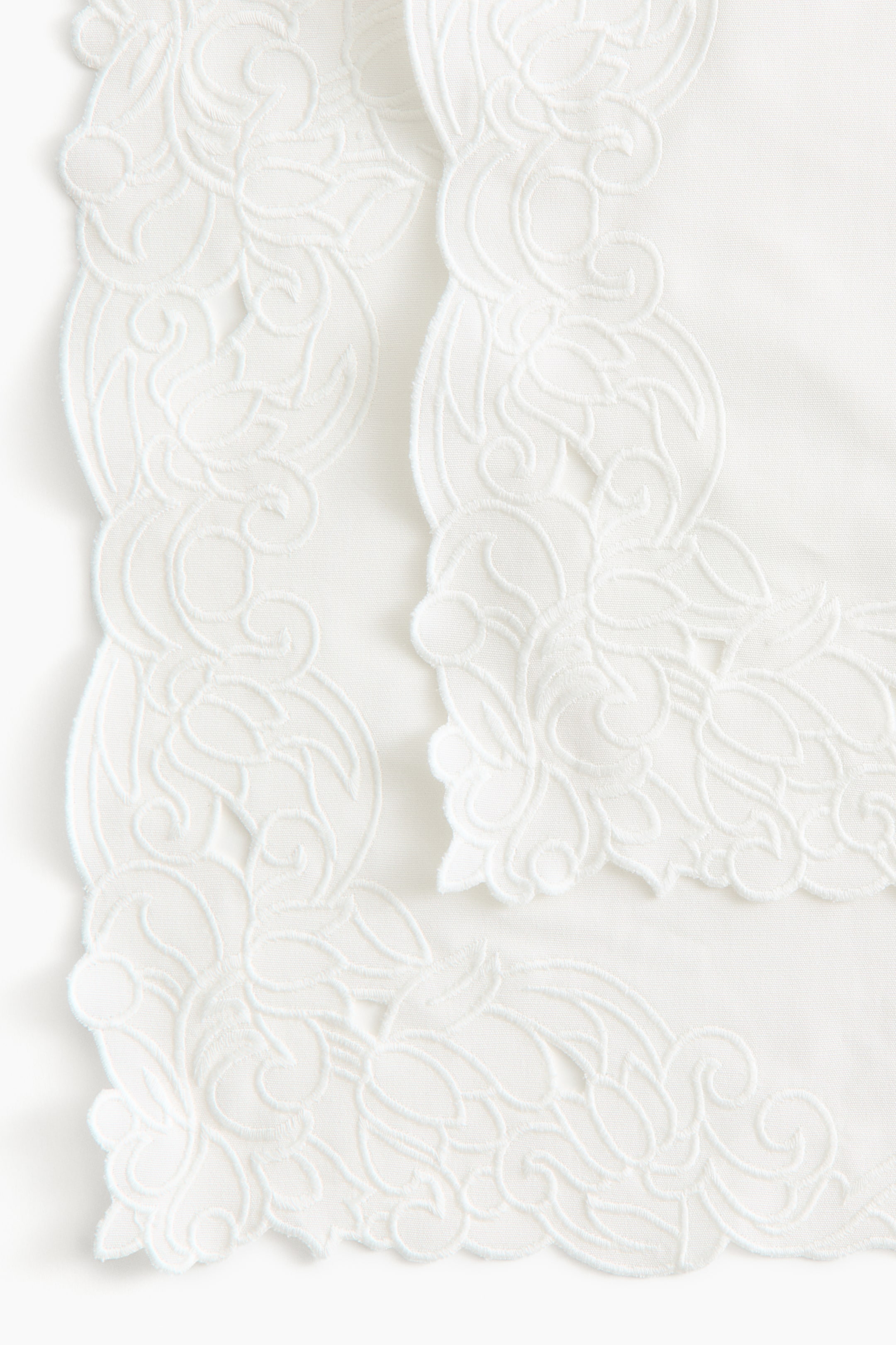 2-Pack Embroidered-Detail Placemats