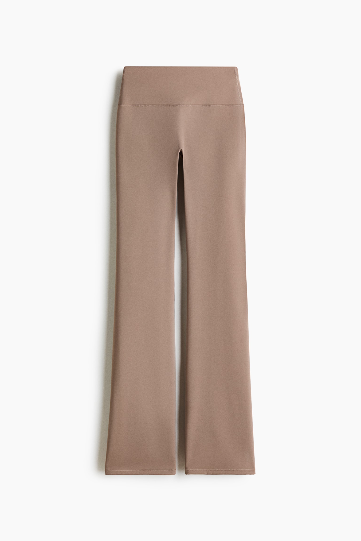 Женские леггинсы H&M Move SculptMove™ Flared Sports Leggings, цвет: Бежевый — фото 1