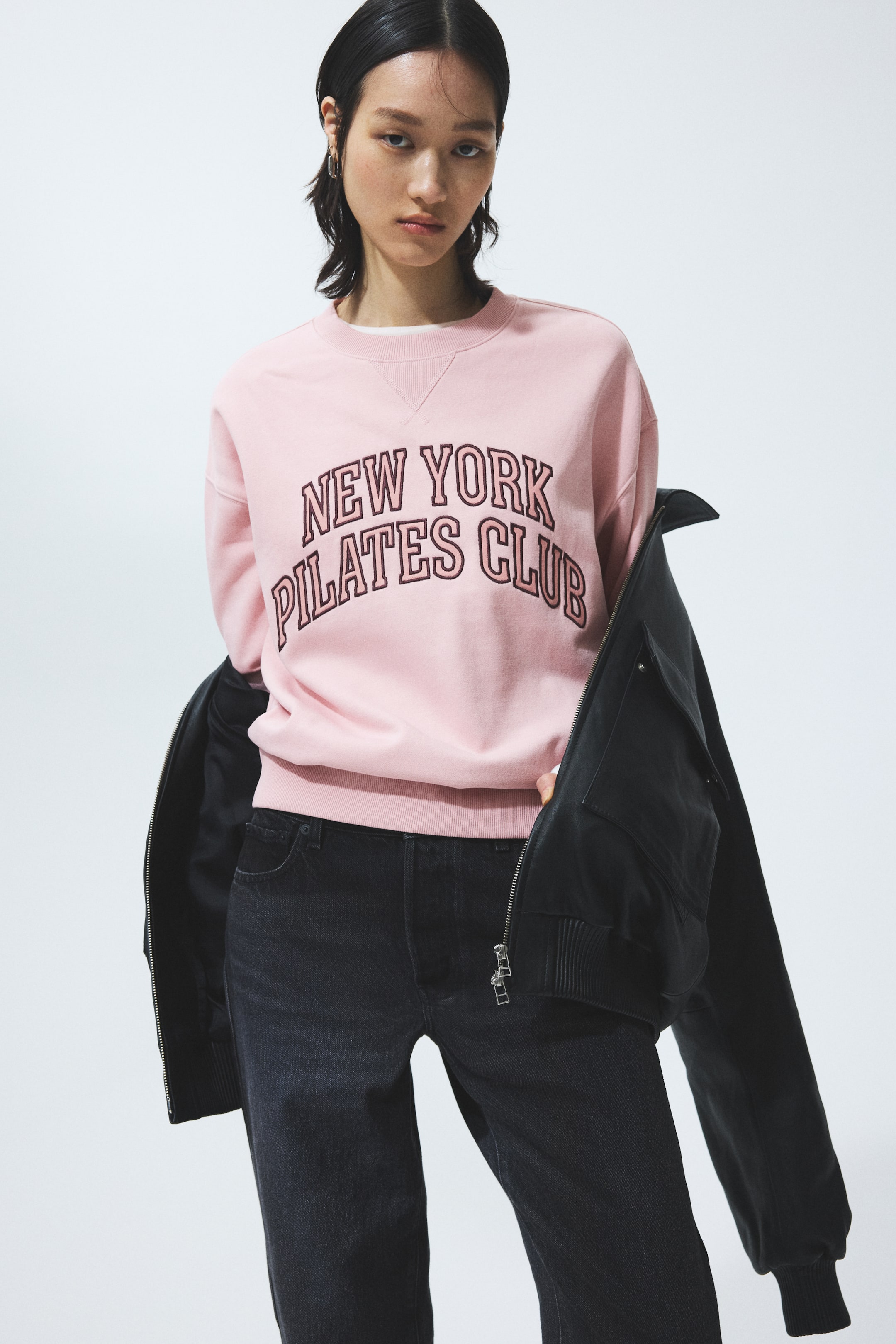 Женские худи H&M Sweatshirt with Motif — фото 3