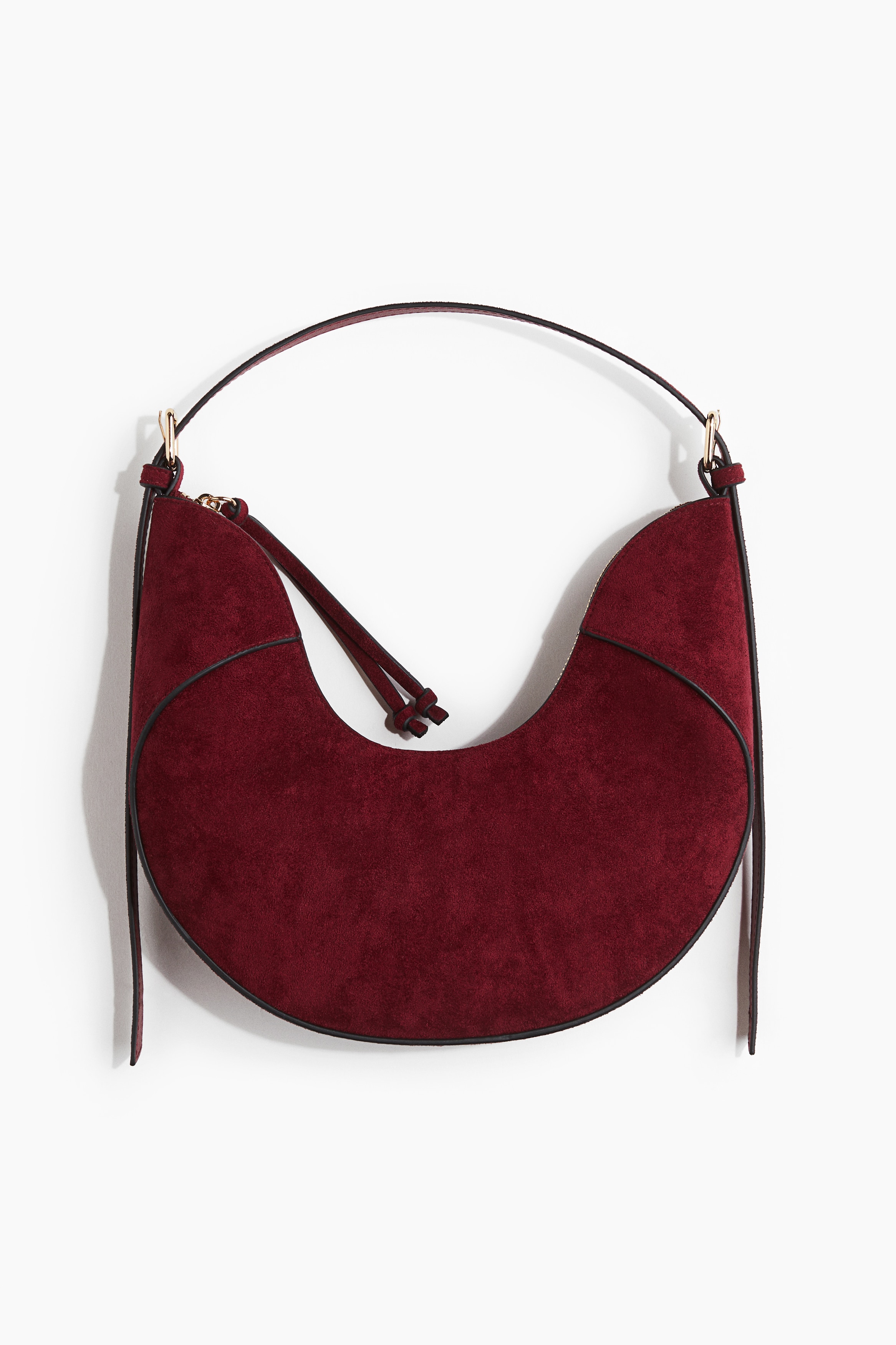 U-shaped Shoulder Bag - Dark red/Beige/Light beige/Black/Cream