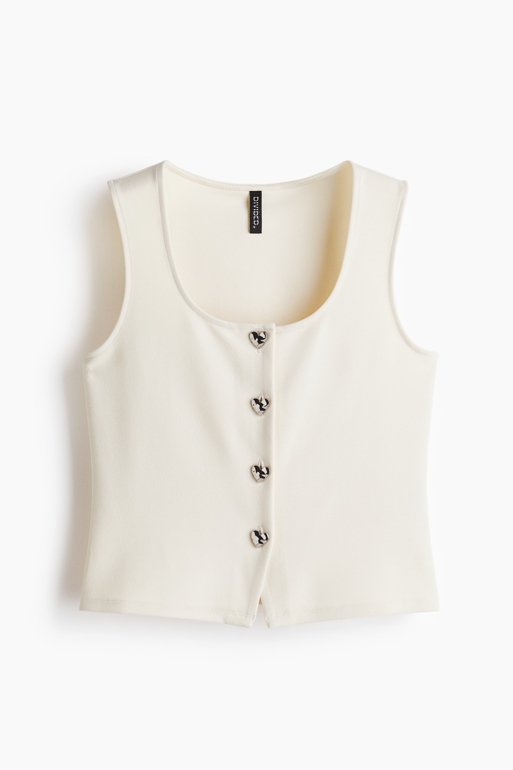 Xem ảnh lớn hơn: Áo gi-lê Ponte di Roma - Màu kem - Ladies | H&M VN 5