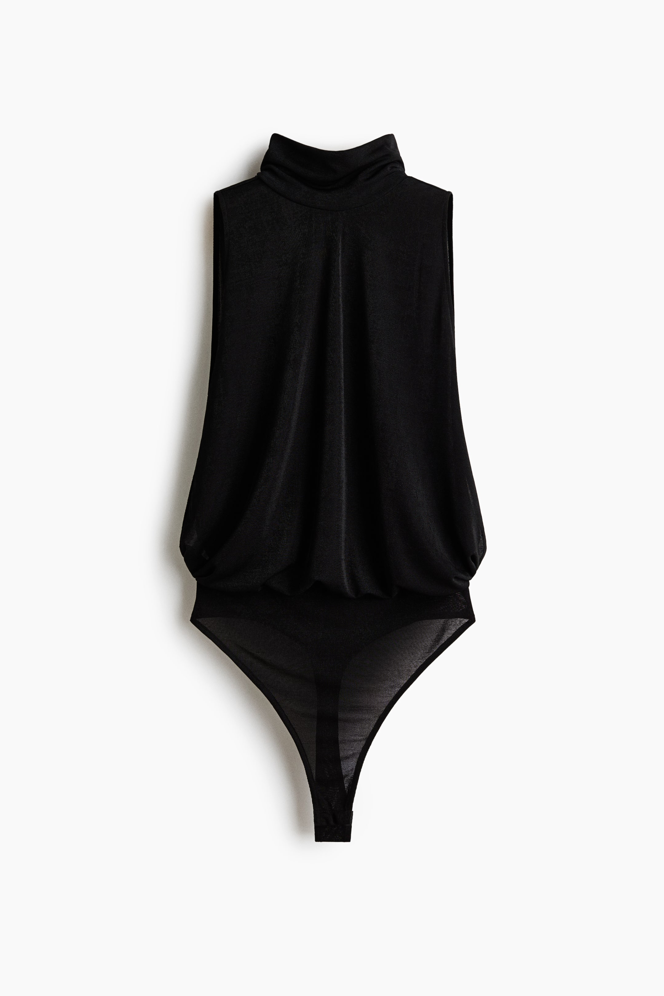 Zobrazit větší obrázek: Řasené body thong - Black - ŽENY | H&M CZ 1