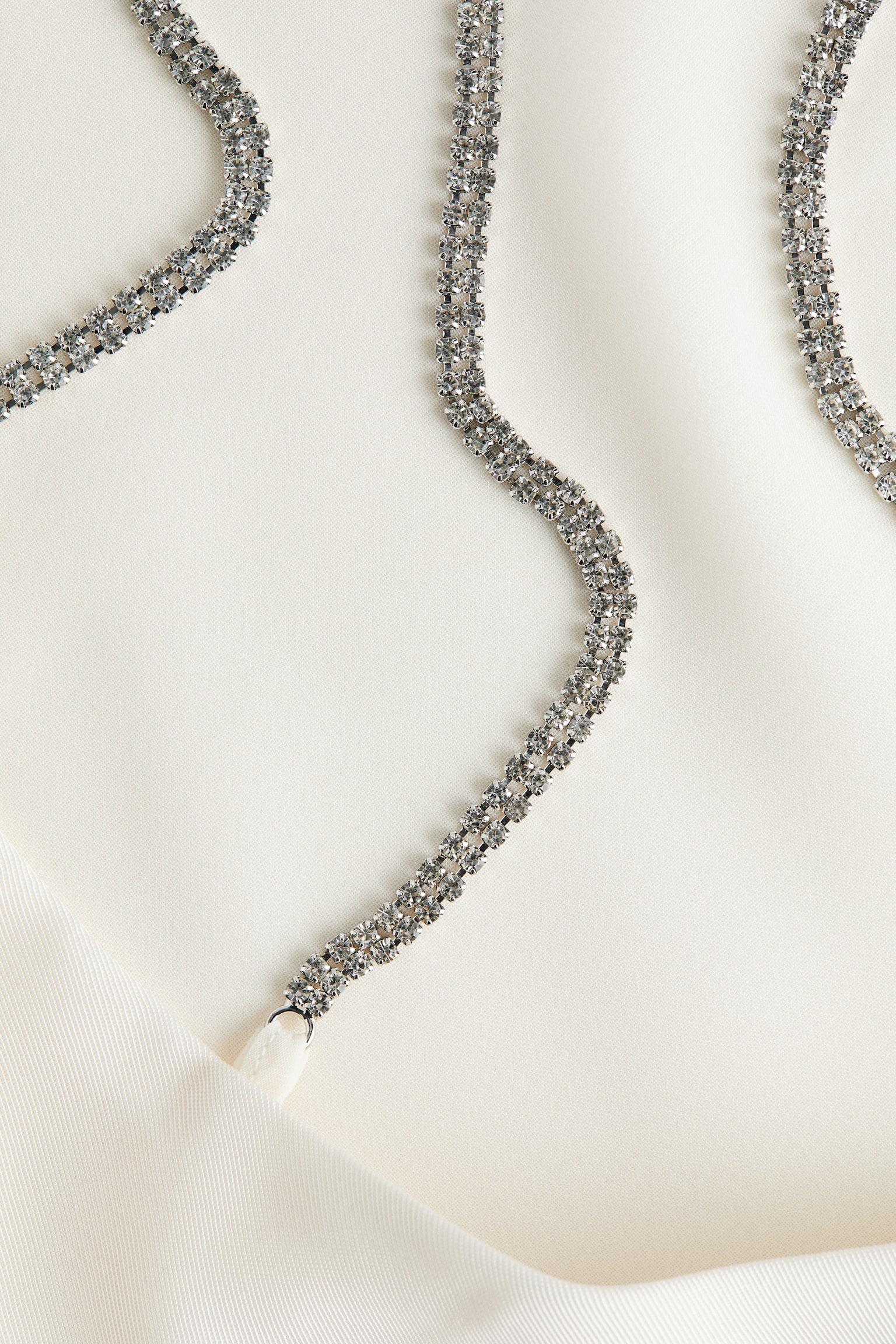 Chain Detail Top - White - 4