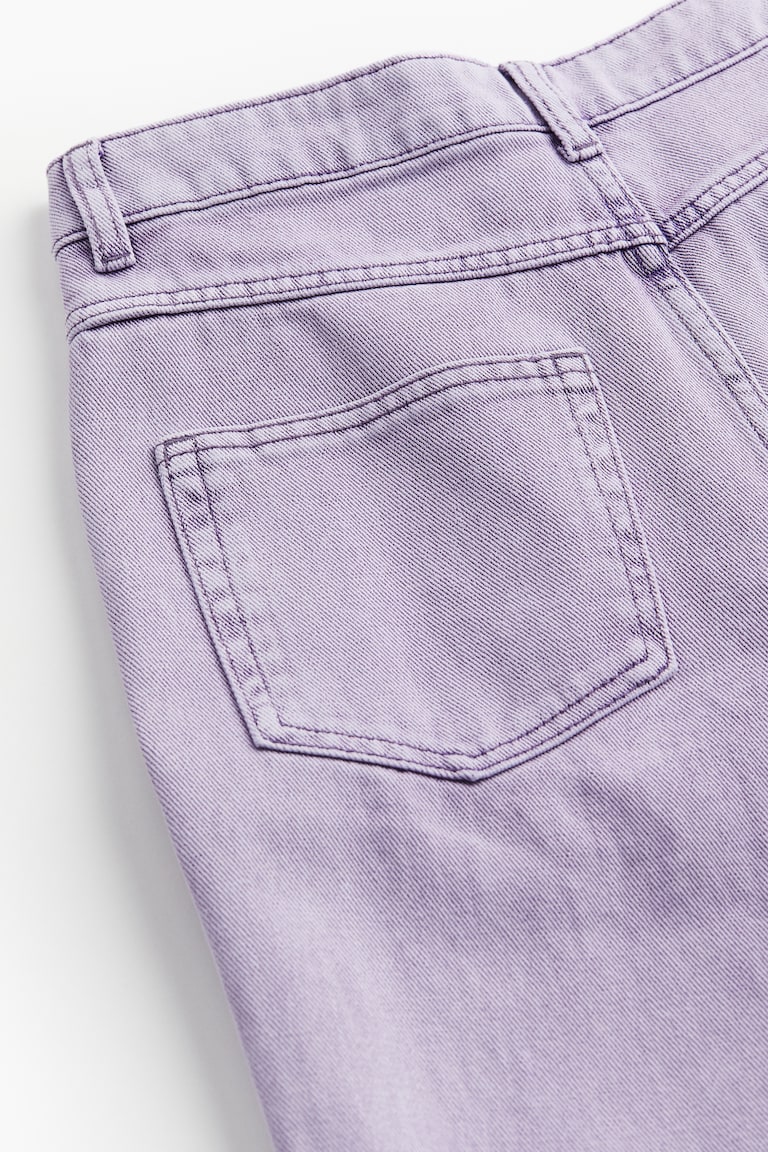 ストレートレギュラーデニム - パープル - レディース | H&M JP