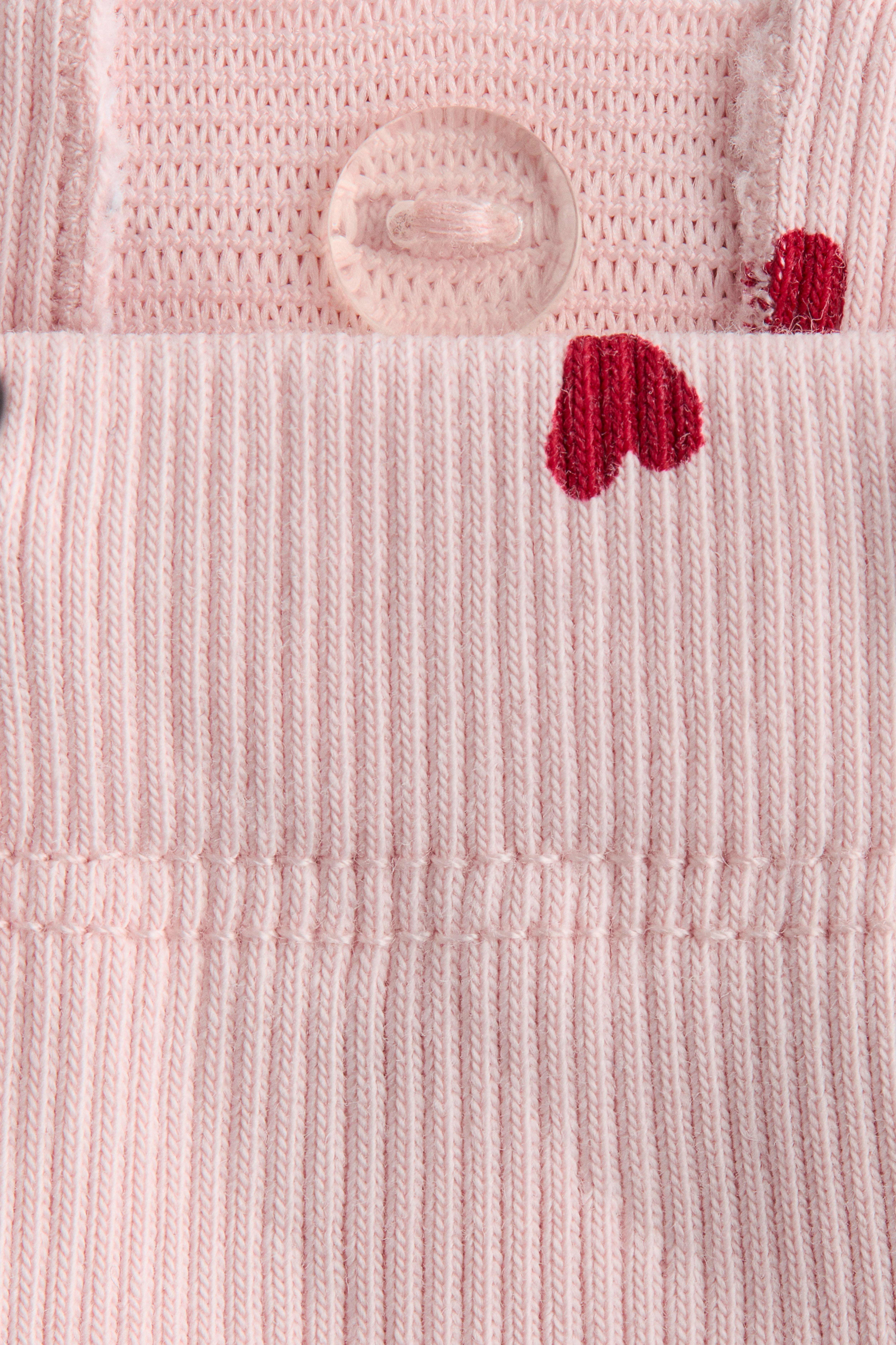2-Piece Ribbed Cotton Set