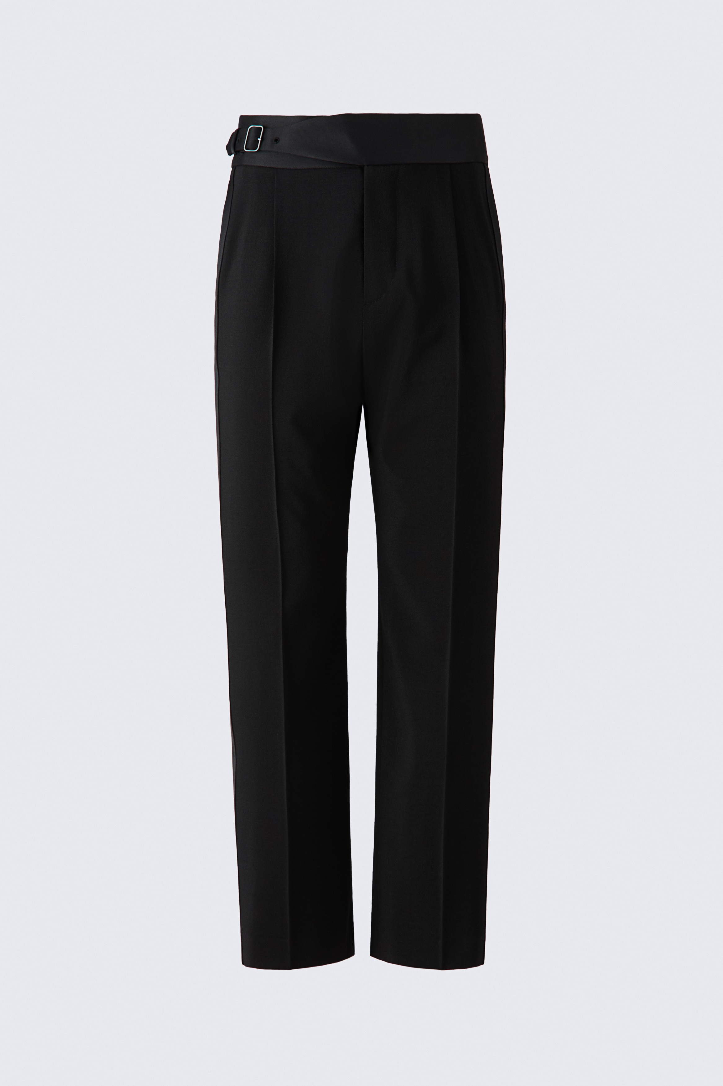 Wool Tuxedo Pants - Black