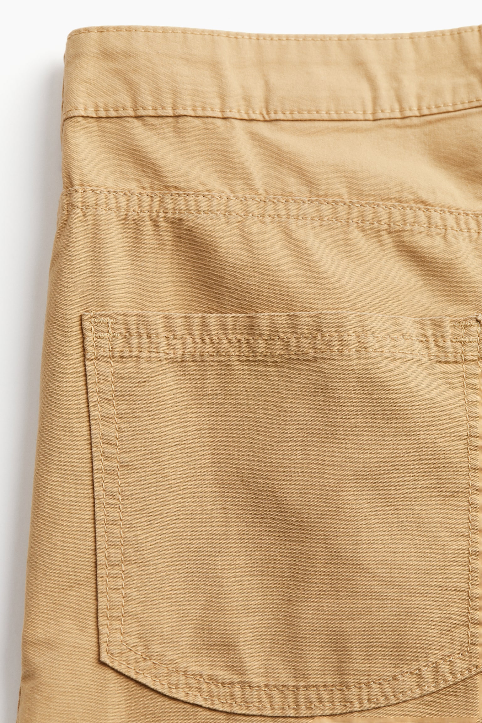 Canvas cargo shorts - Beige/Cream/Black/Light khaki green - 7