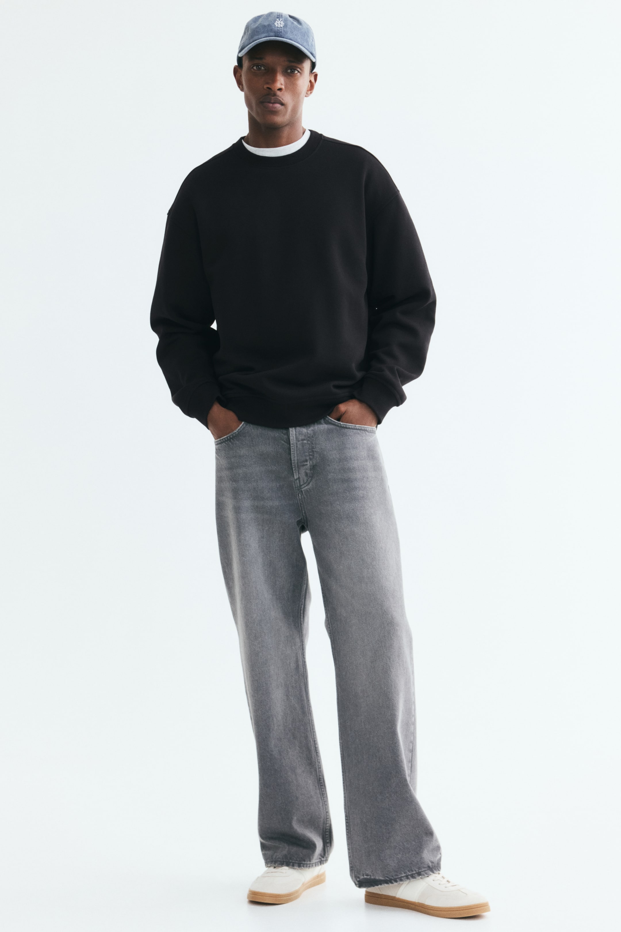Мужские худи H&M Loose-Fit Sweatshirt — фото 5
