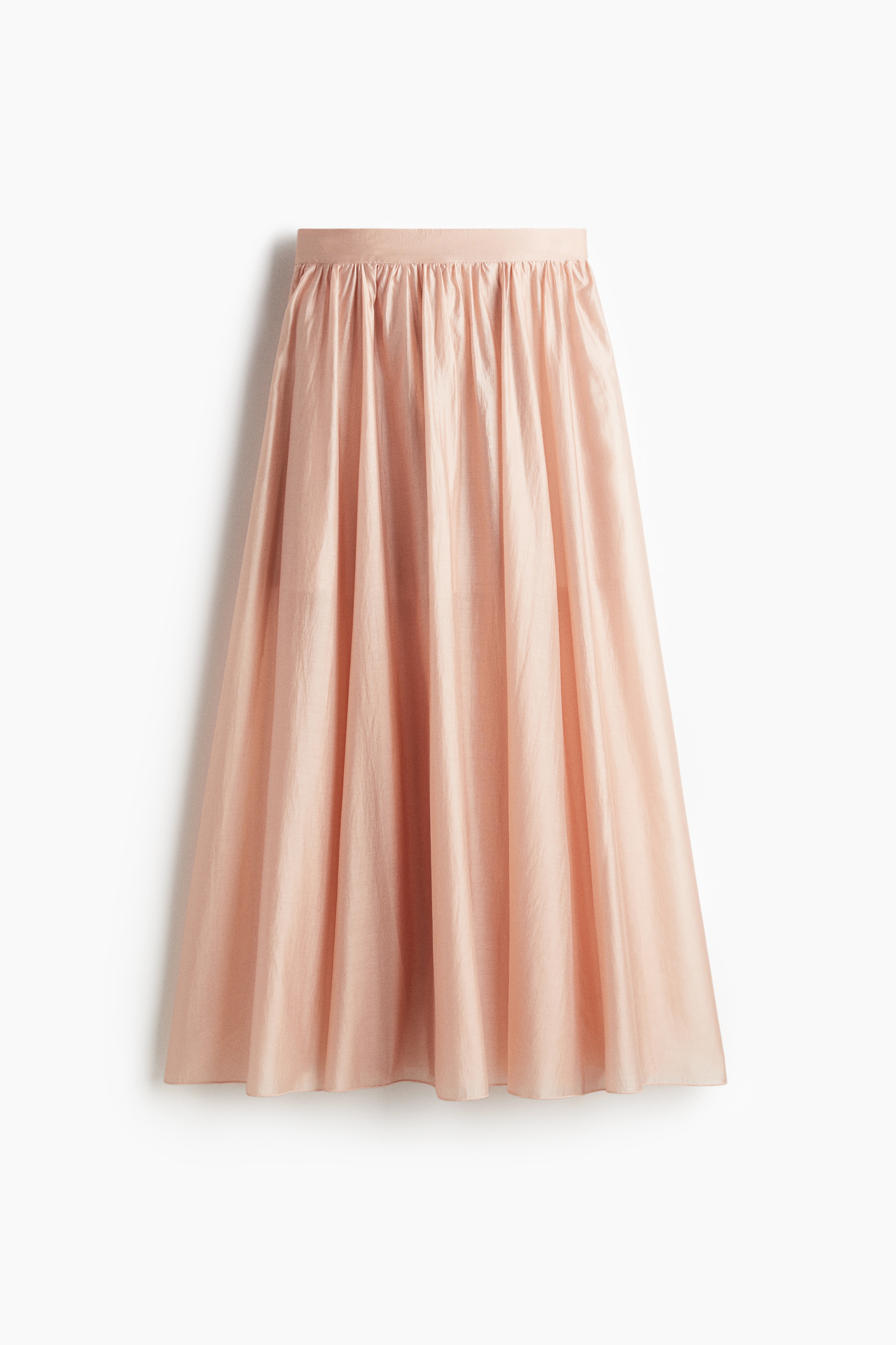 h&m pink maxi skirt