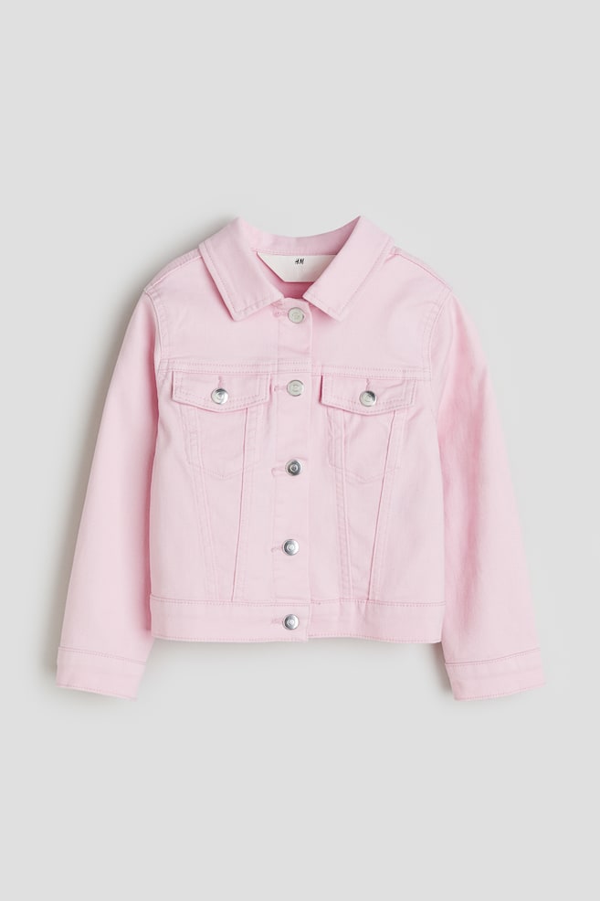 Twill jacket - Light pink/Blue/Floral - 1