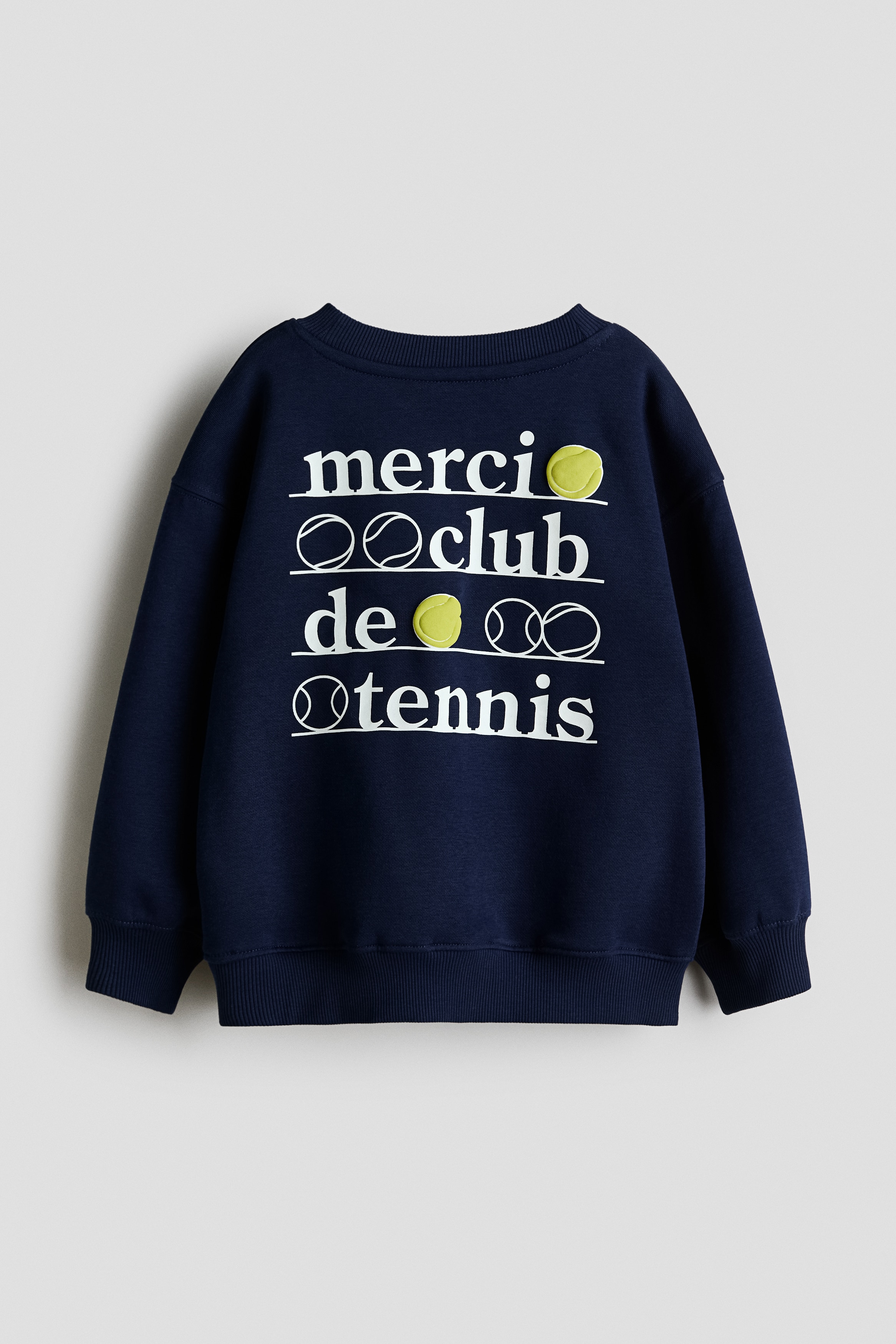 Navy blue/Dino Running Club Printed Sweatshirt for kids | H&M US