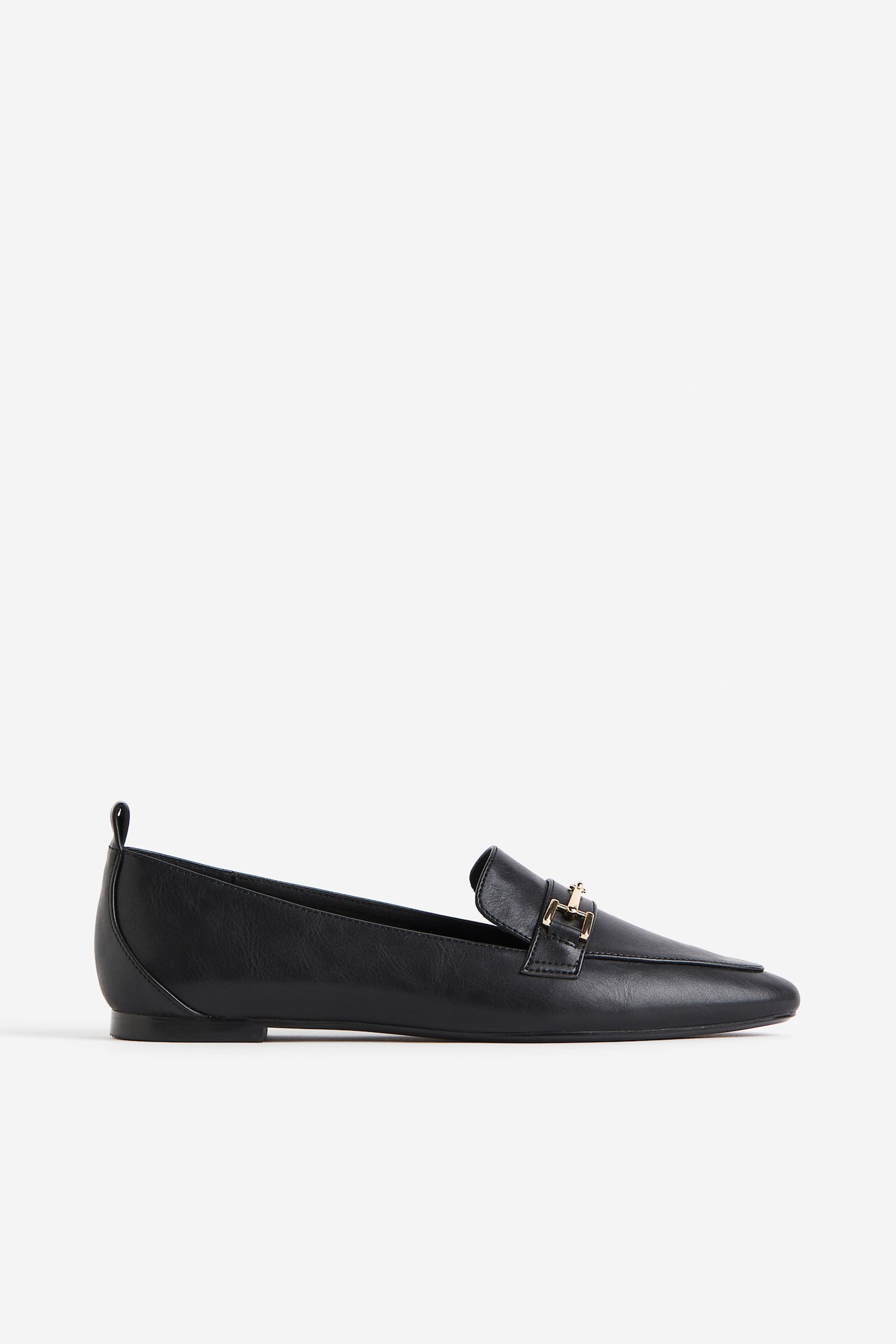 Pointed Loafers - Black - 4