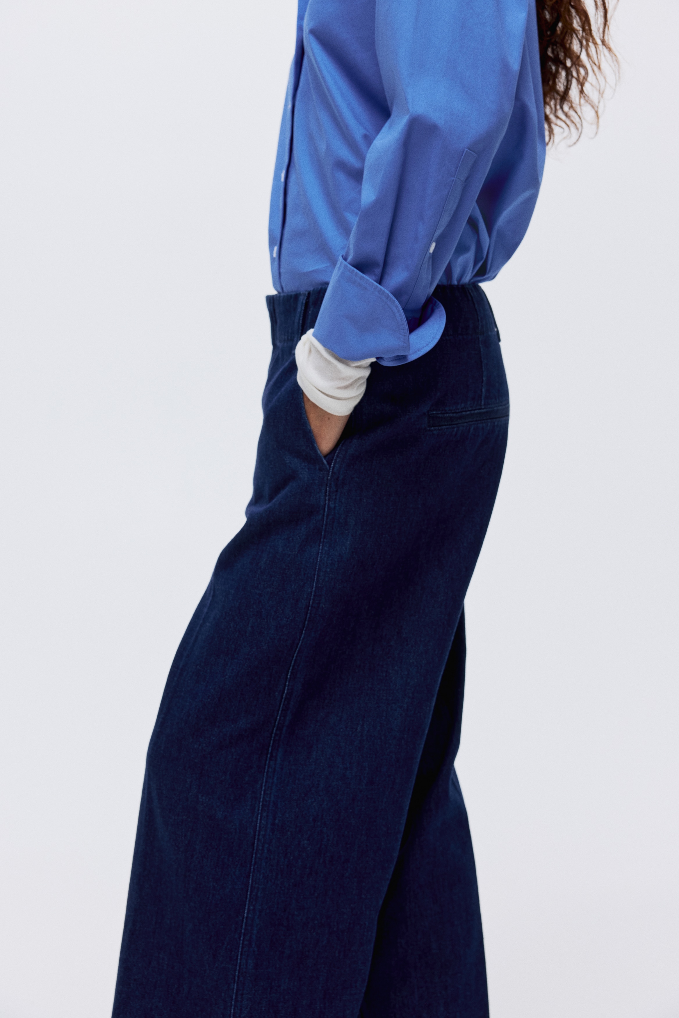 Wide High Jeans