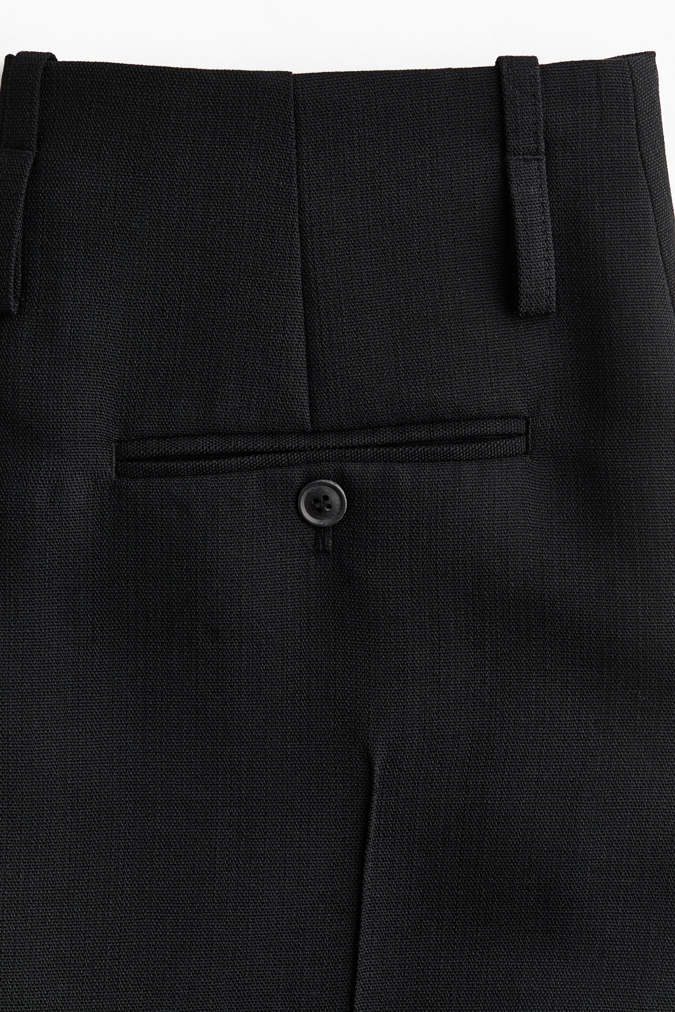 Jupe midi en laine