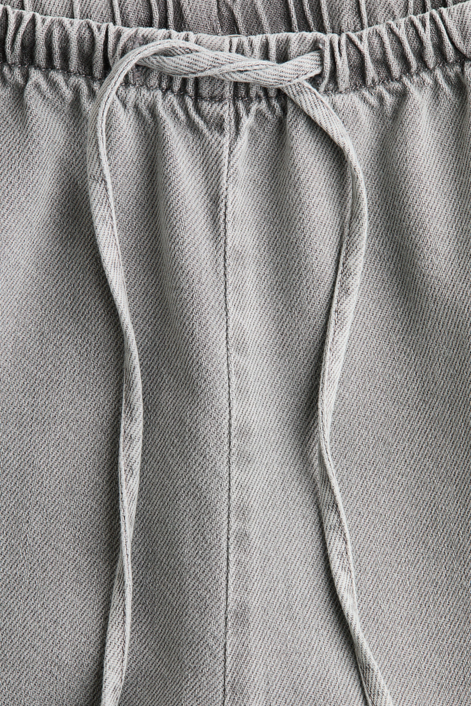 Pantalón denim con cordón de ajuste - Gris/Azul denim claro/Azul denim/Blanco - 2