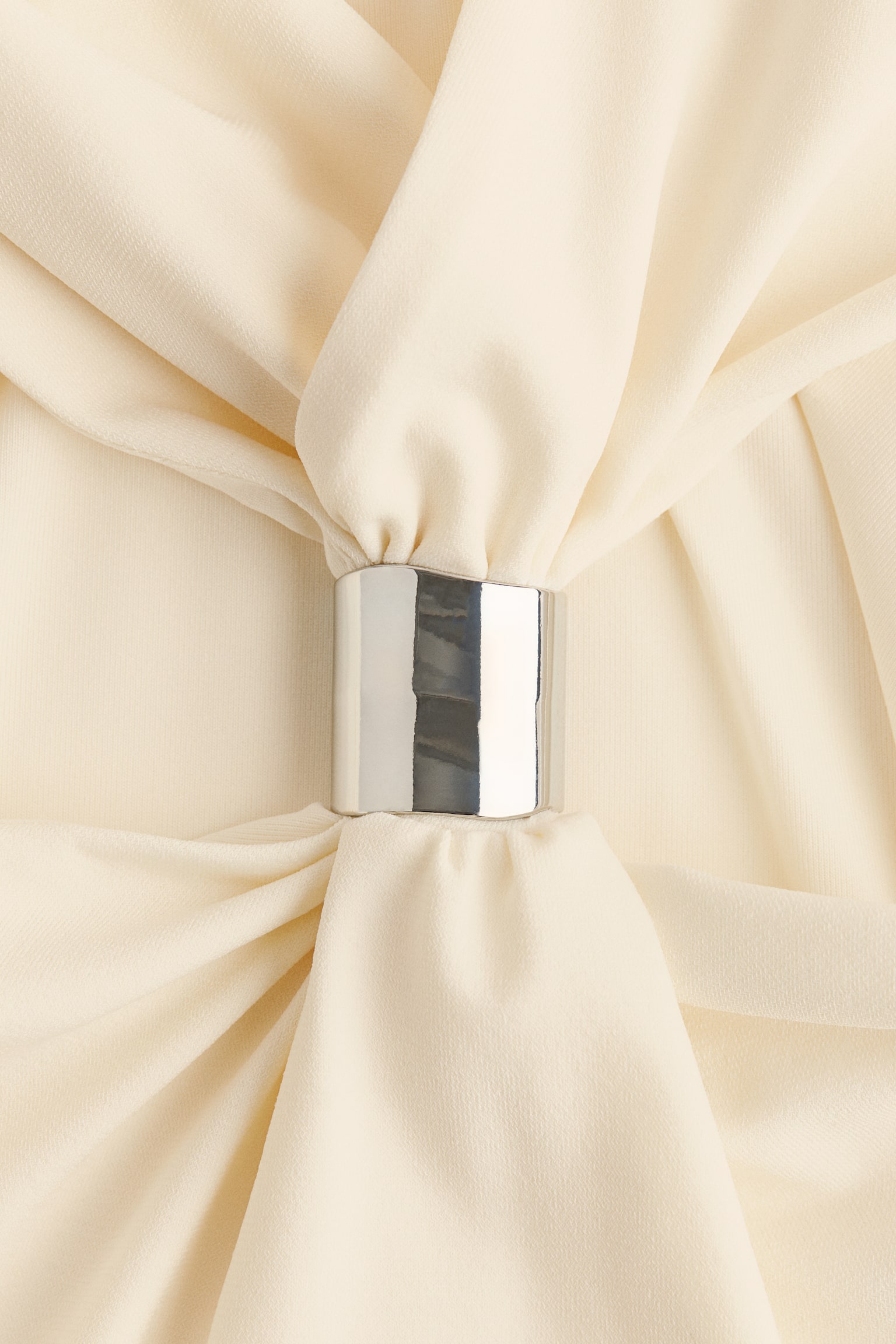 Crêpe Bodysuit - Cream/Black - 6