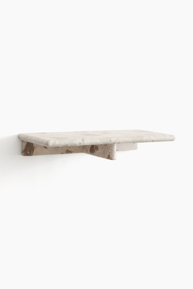 Étagère murale en marbre - Beige clair/Crème - 1
