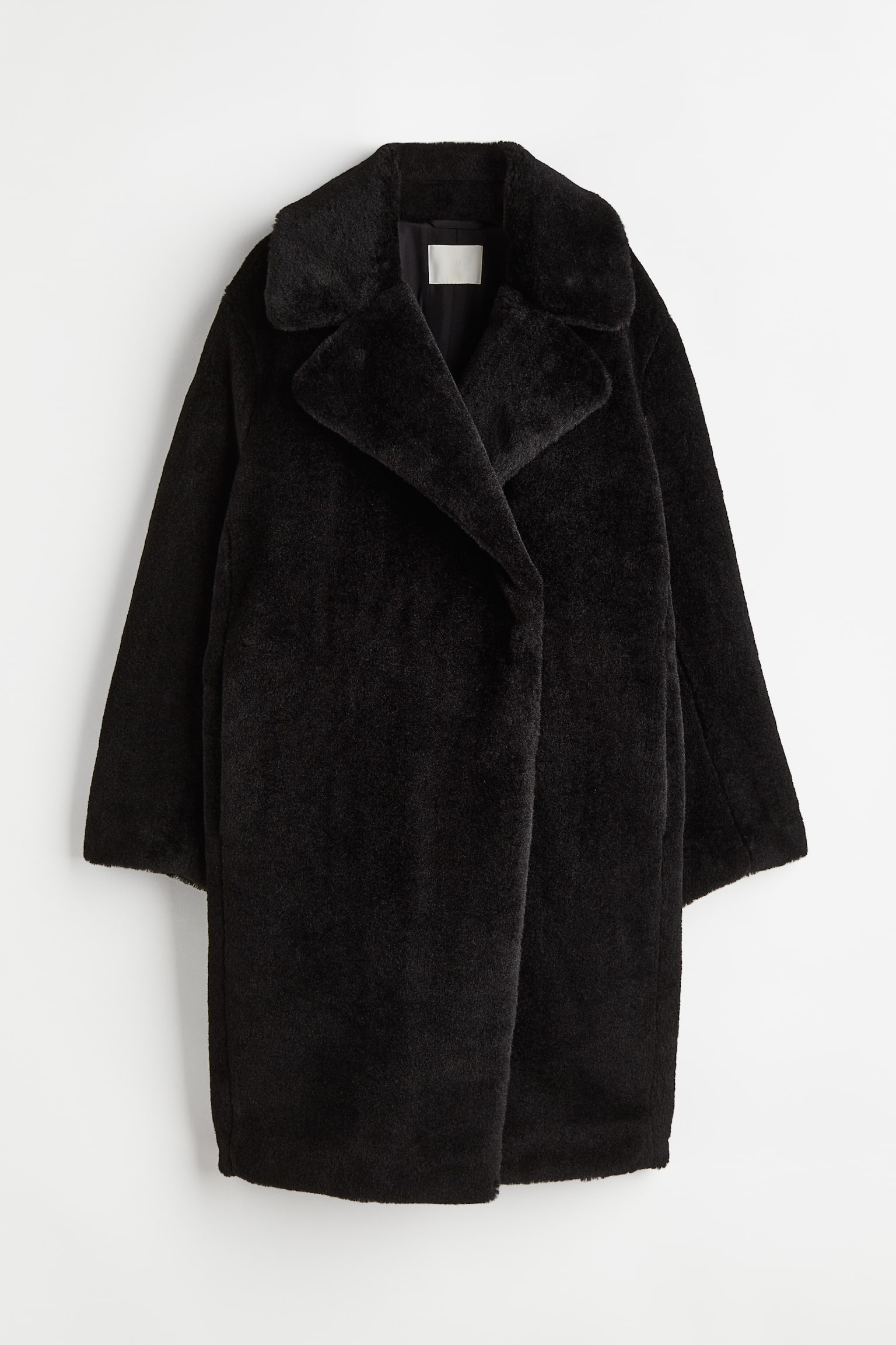 Fluffy Coat - Black/Brown - 1