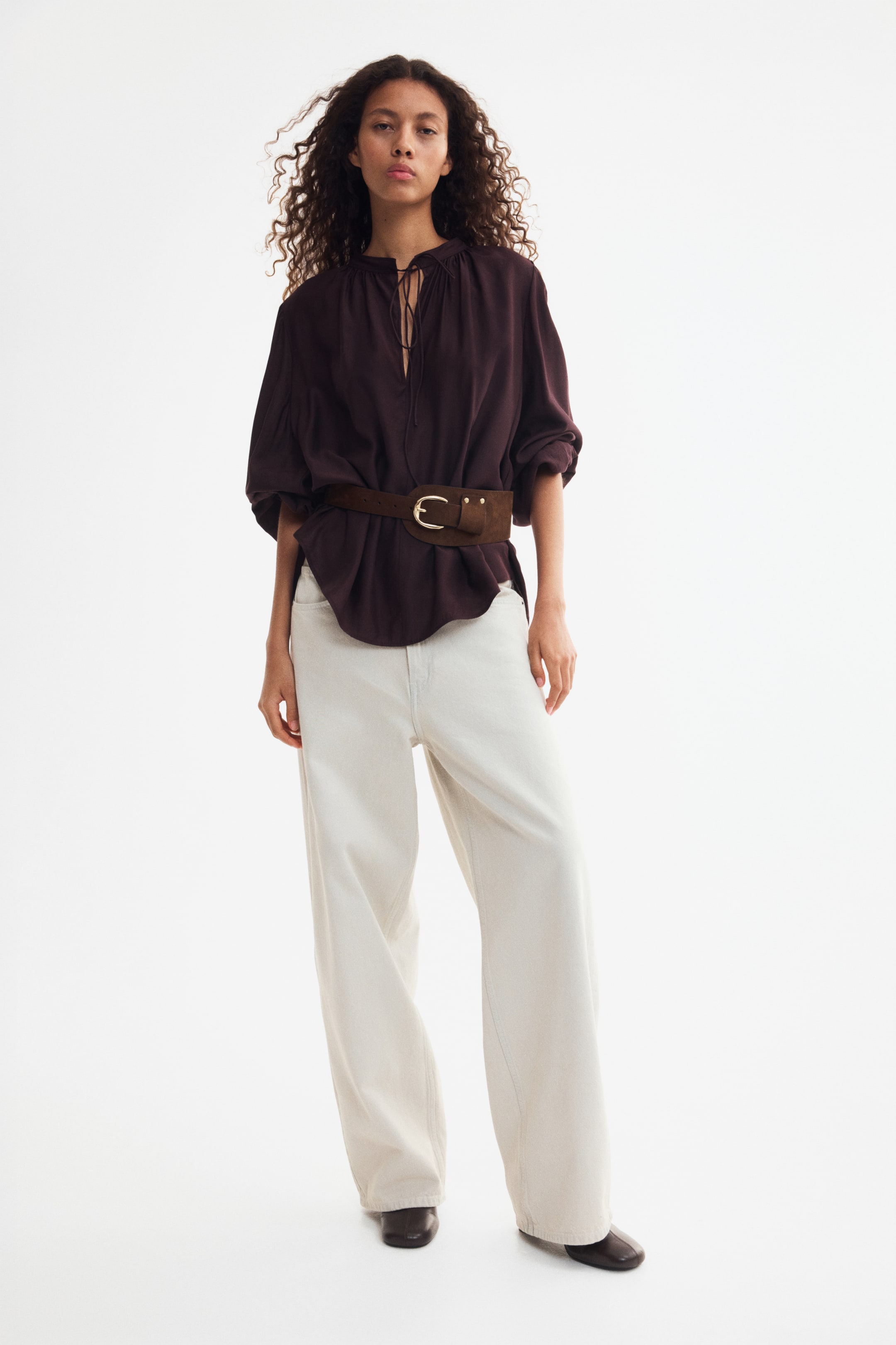 Tie-Detail Blouse