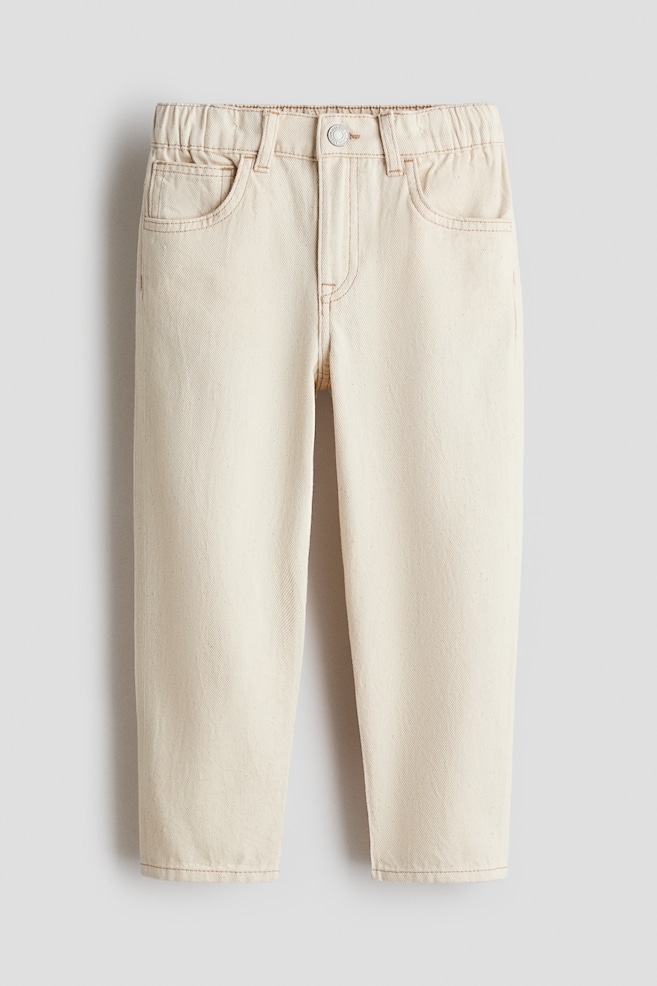 Loose Fit Jeans - Light beige/Light denim blue/Light denim blue/Dark denim blue/Light denim grey/Denim blue spotted - 1