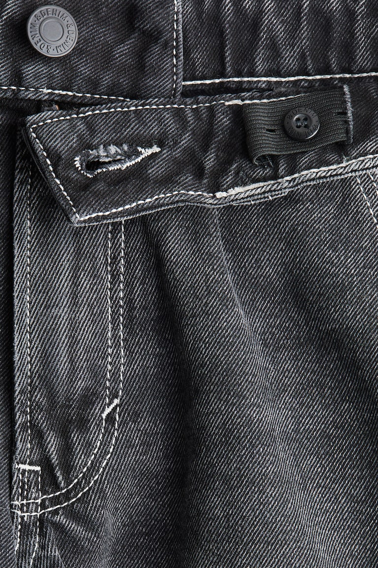Loose-fit carpenter shorts - Dark grey - Kids | H&M IN