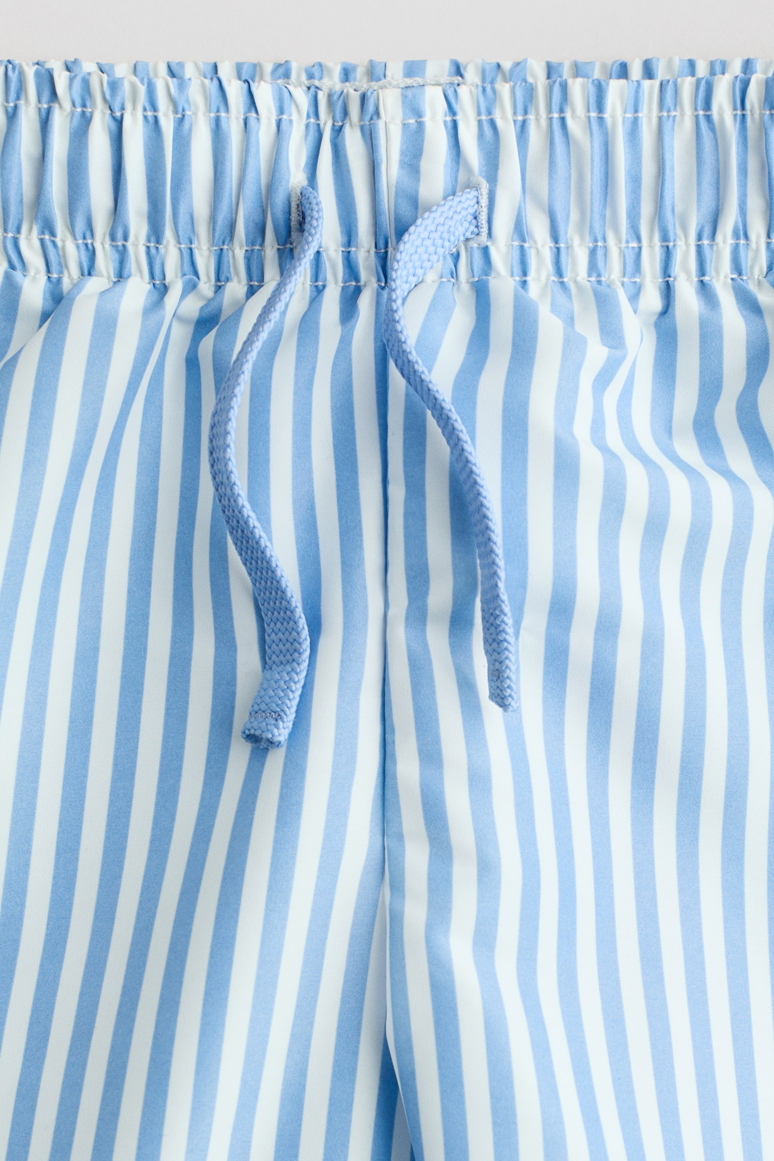 בגד ים עם הדפס - תכלת/פסים/תכלת/לווייתנים - 2