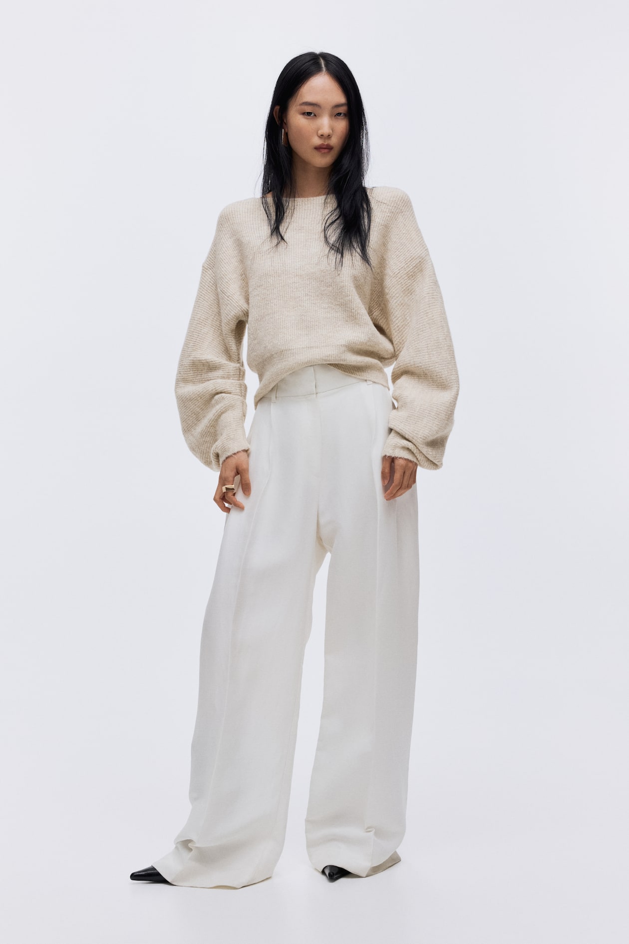 Oversized Boat-Neck Sweater - image 2