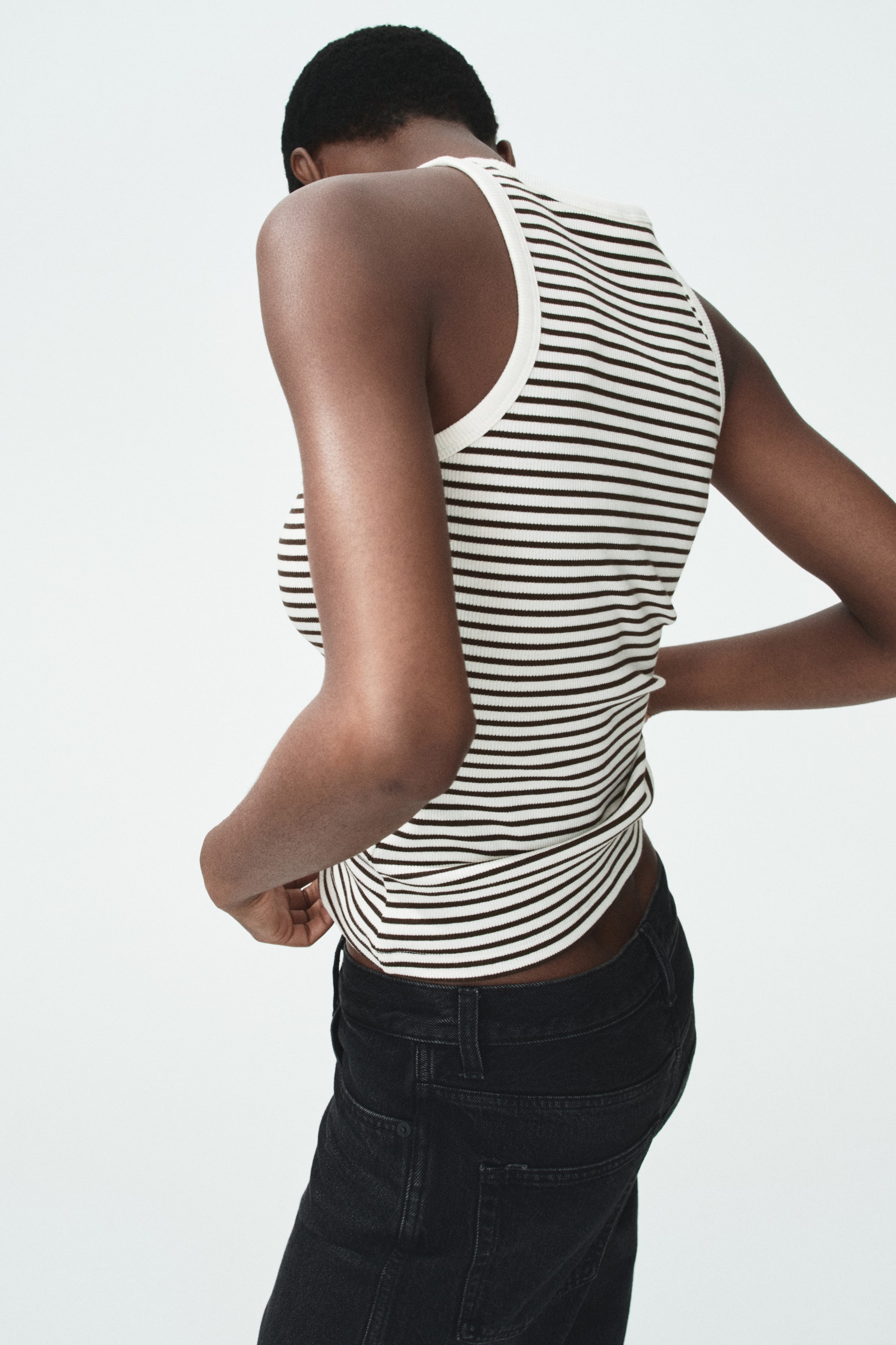 Ribbed Cotton Tank Top