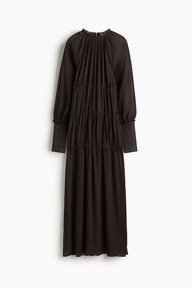 シフォンマキシワンピース